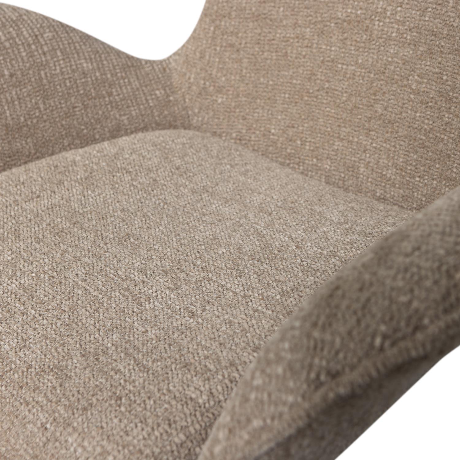 WOOOD Marten In Hoogte Verstelbare Fauteuil - Zand - 91x79x76