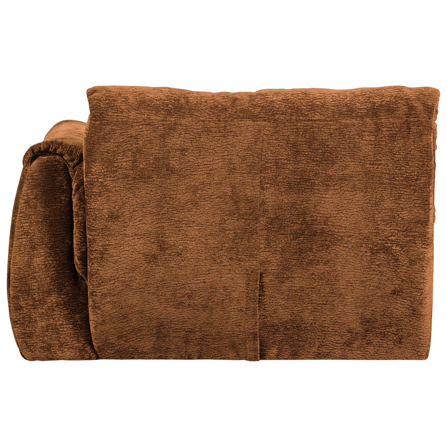 WOOOD Baggy 1-Zits Met Arm Rechts - 3D Chenille - Middenbruin -