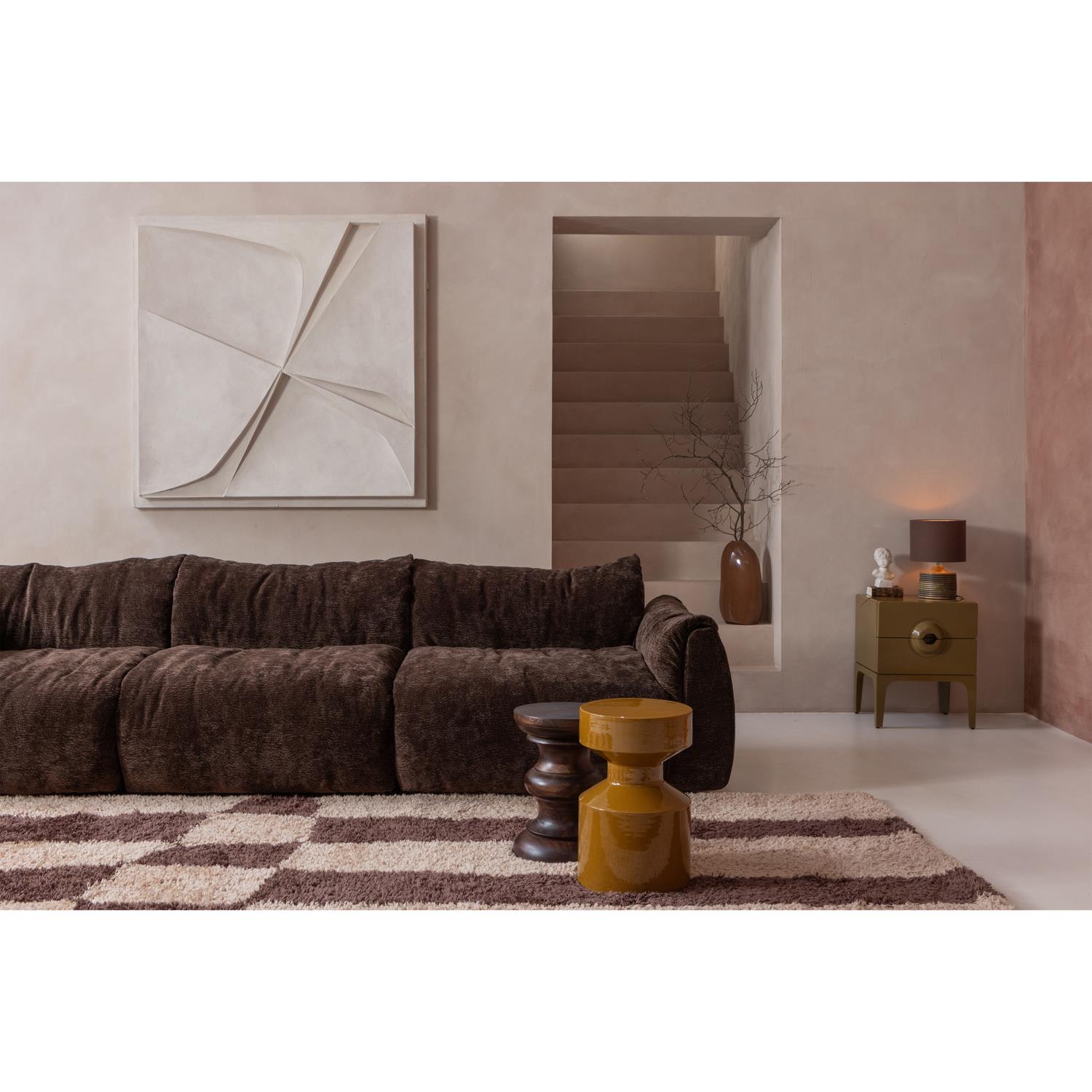WOOOD Baggy 1-Zits Element - Donkerbruin - 3D Chenille - 81x91x101