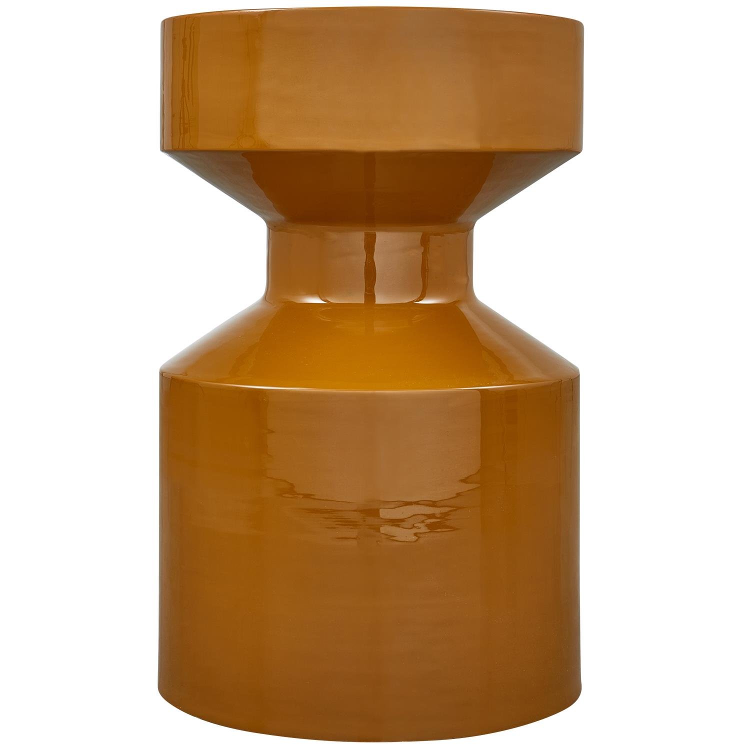 WOOOD Ferry Bijzettafel - Metaal - Honinggeel - 47x30x30