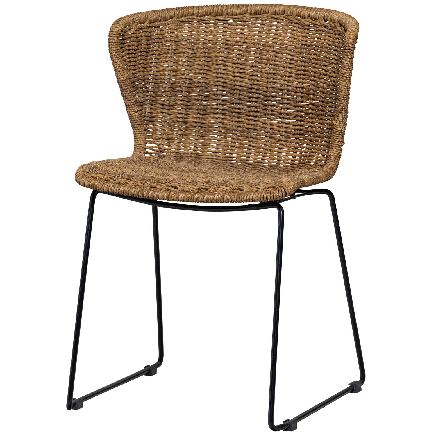 WOOOD Wings Tuinstoelen - Touw|Metaal - Naturel - Set van 2