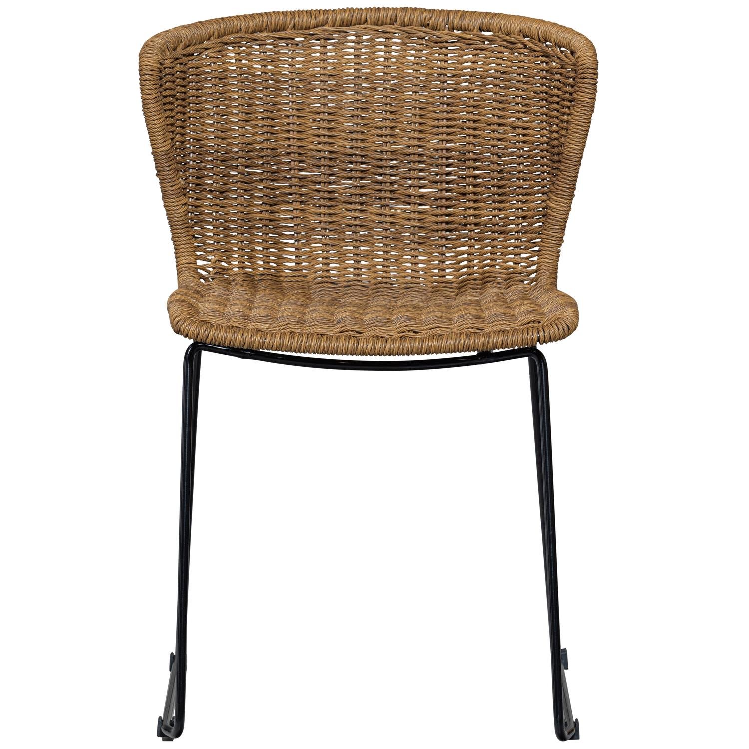 WOOOD Wings Tuinstoelen - Touw|Metaal - Naturel - Set van 2