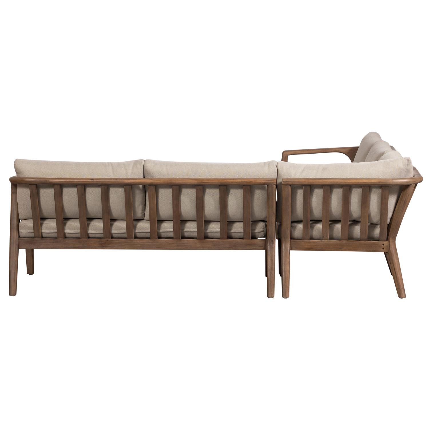 WOOOD Biam Loungeset - Acacia Hout - Naturel - 67x227x227