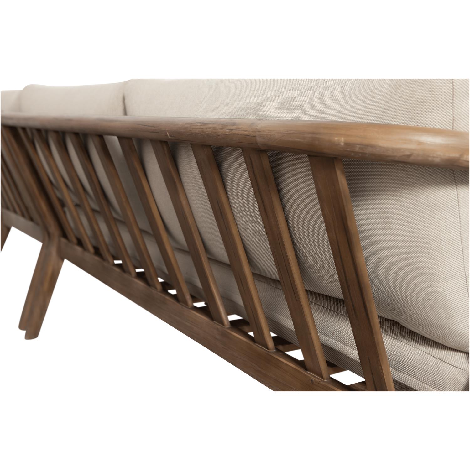 WOOOD Biam Loungeset - Acacia Hout - Naturel - 67x227x227