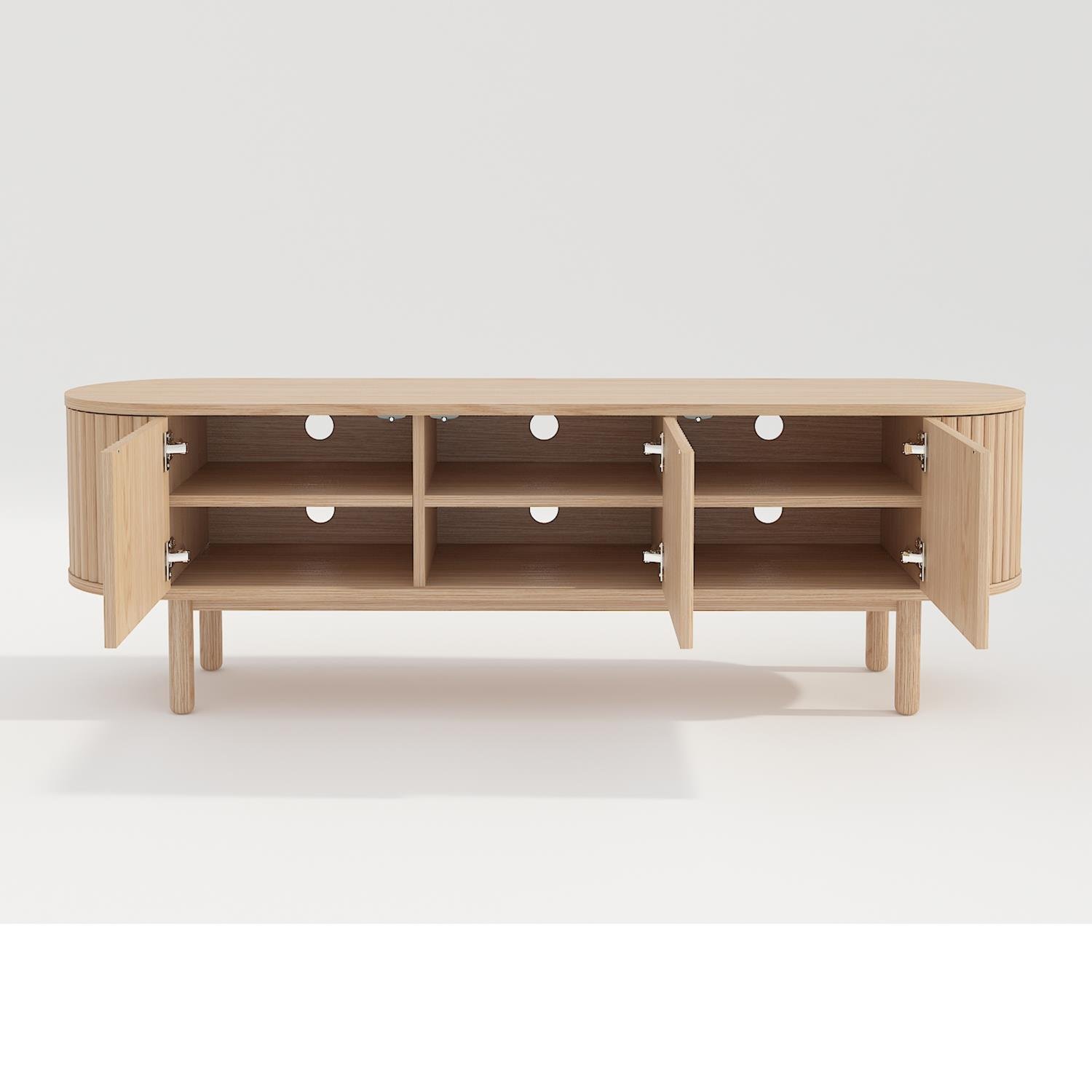 by fonQ Freya Tv-meubel B 160 cm - Licht Eiken