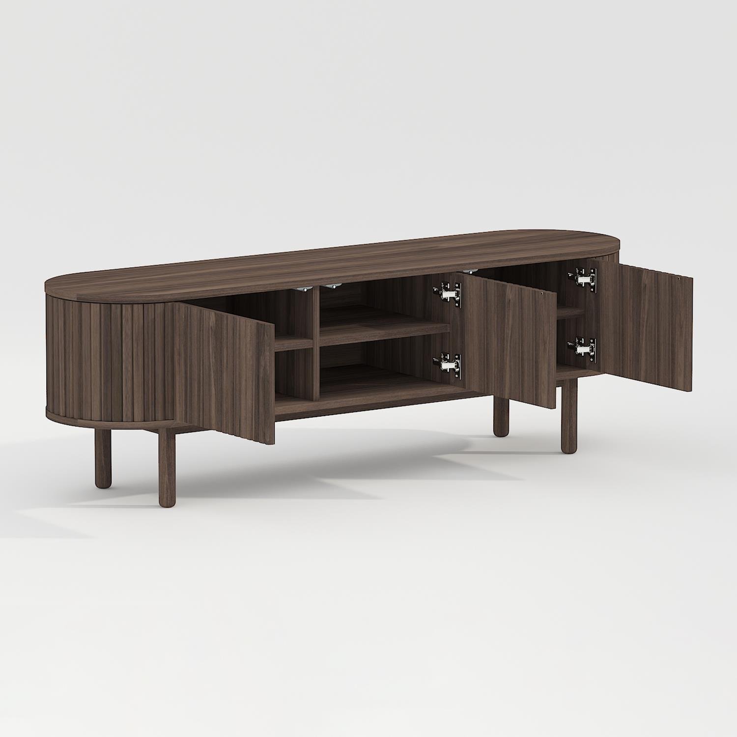 by fonQ Freya Tv-meubel B 160 cm - Walnoot