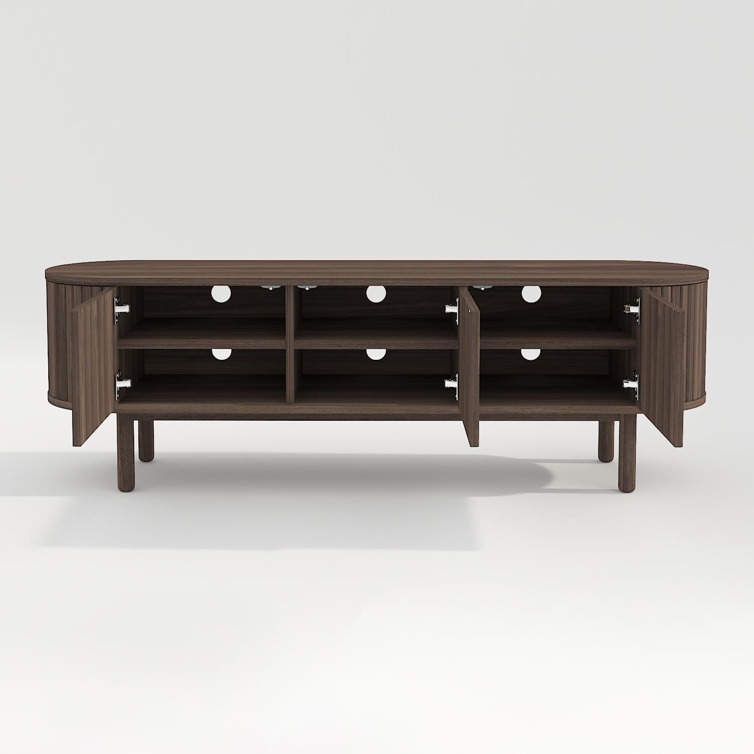 by fonQ Freya Tv-meubel B 160 cm - Walnoot