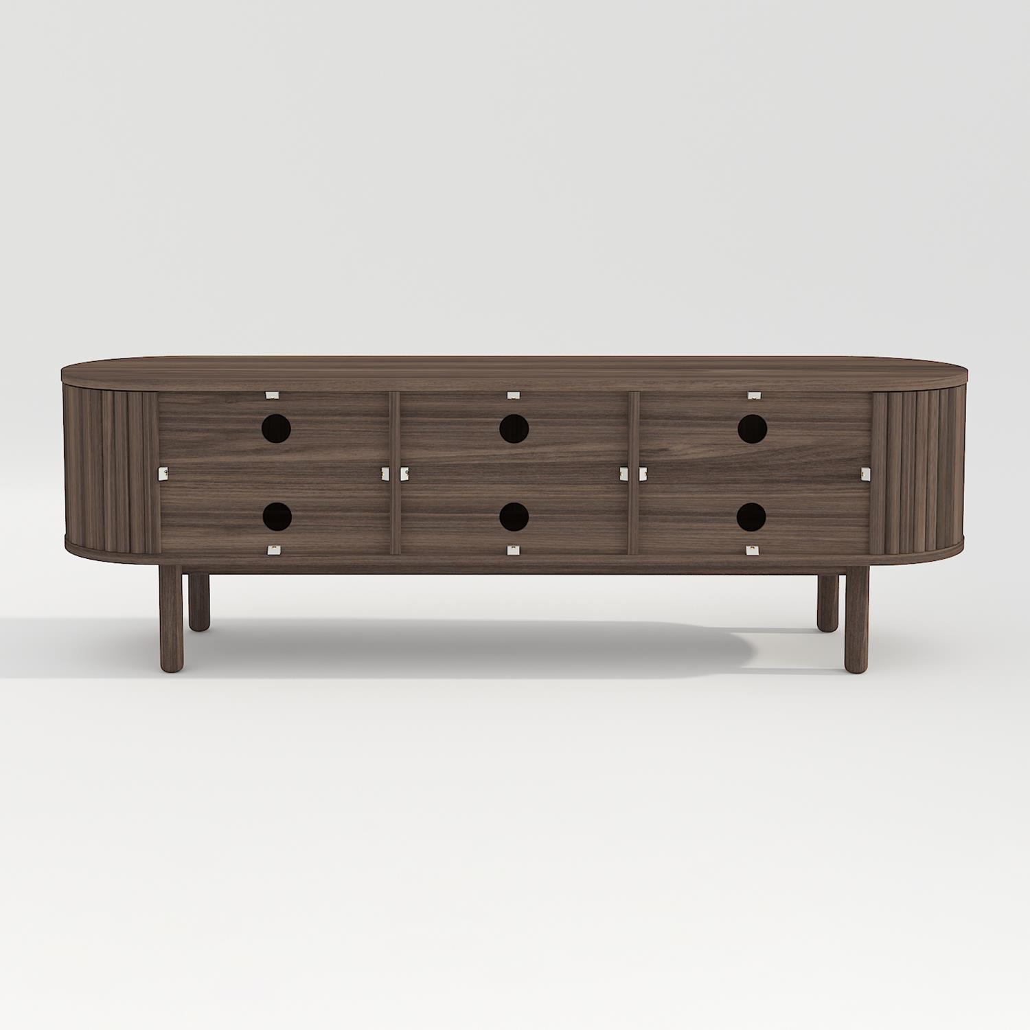 by fonQ Freya Tv-meubel B 160 cm - Walnoot