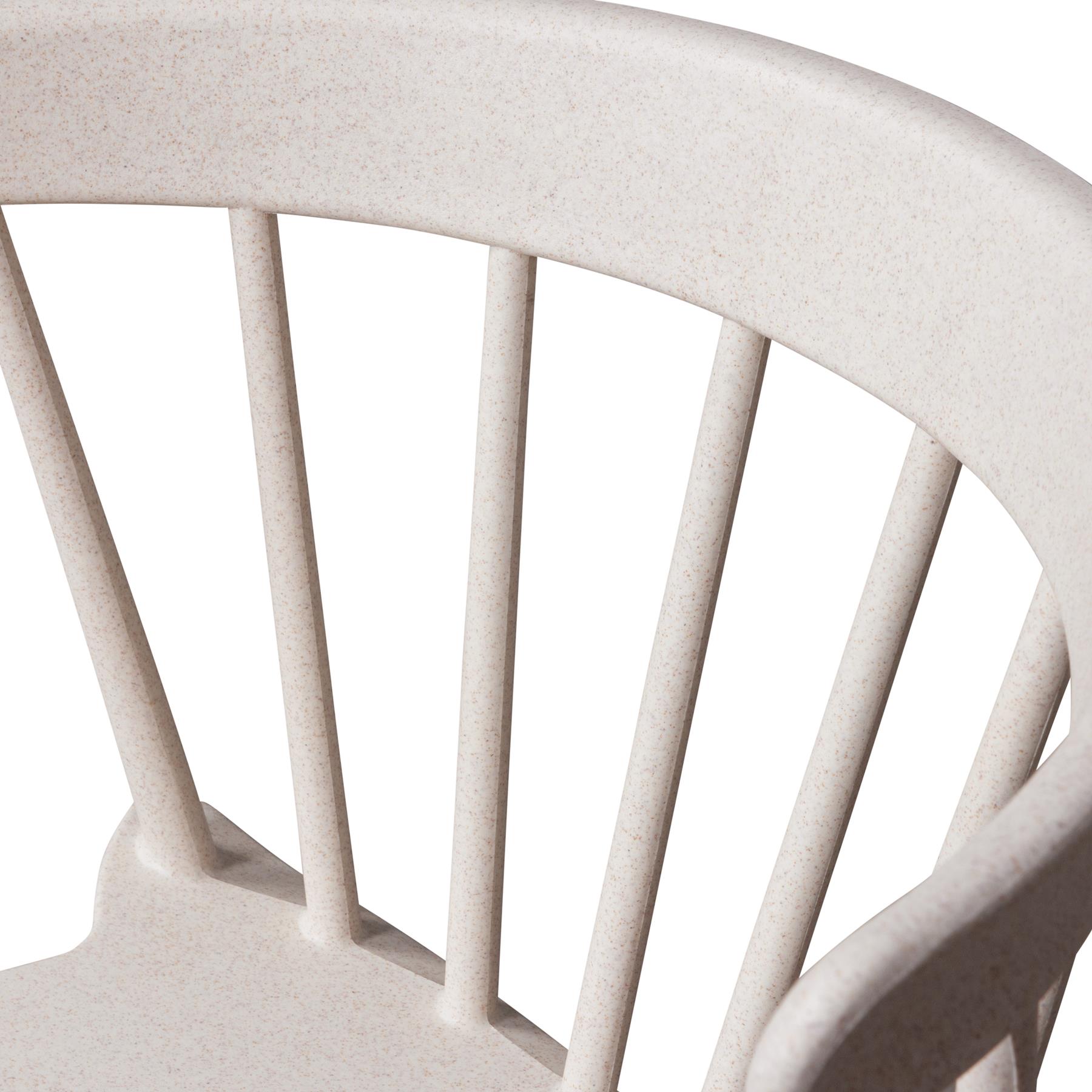 Woood Bliss Spijlenstoel - Off White Melange