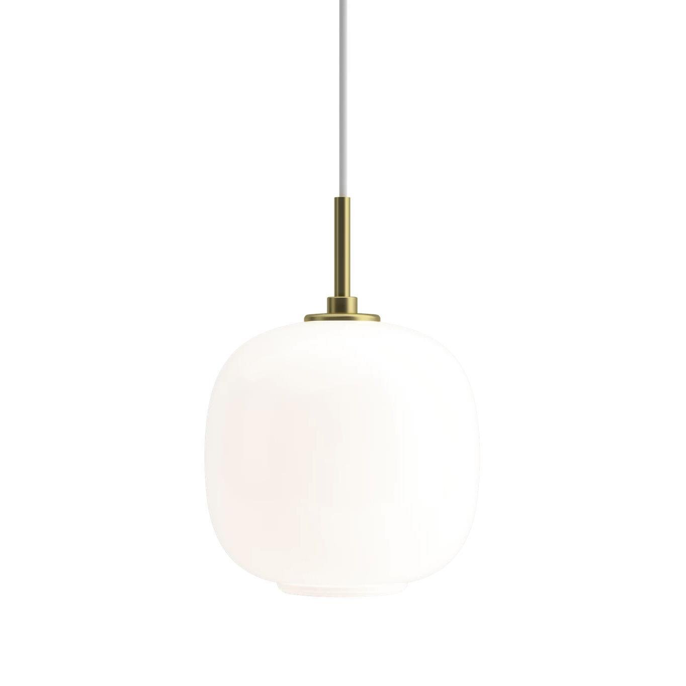 Louis Poulsen VL 45 Radiohus hanglamp Ø175 Brass|Glossy Opal White