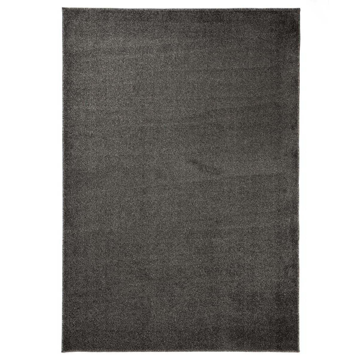 Tapeso Laagpolig vloerkleed Fine - grijs - 100x300 cm