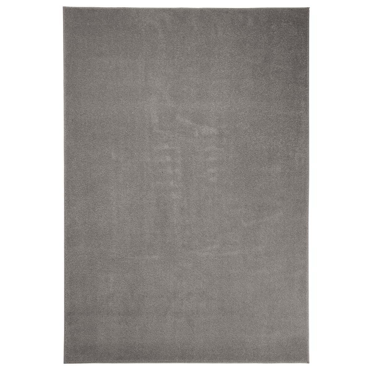 Tapeso Laagpolig vloerkleed Fine - lichtgrijs - 100x300 cm