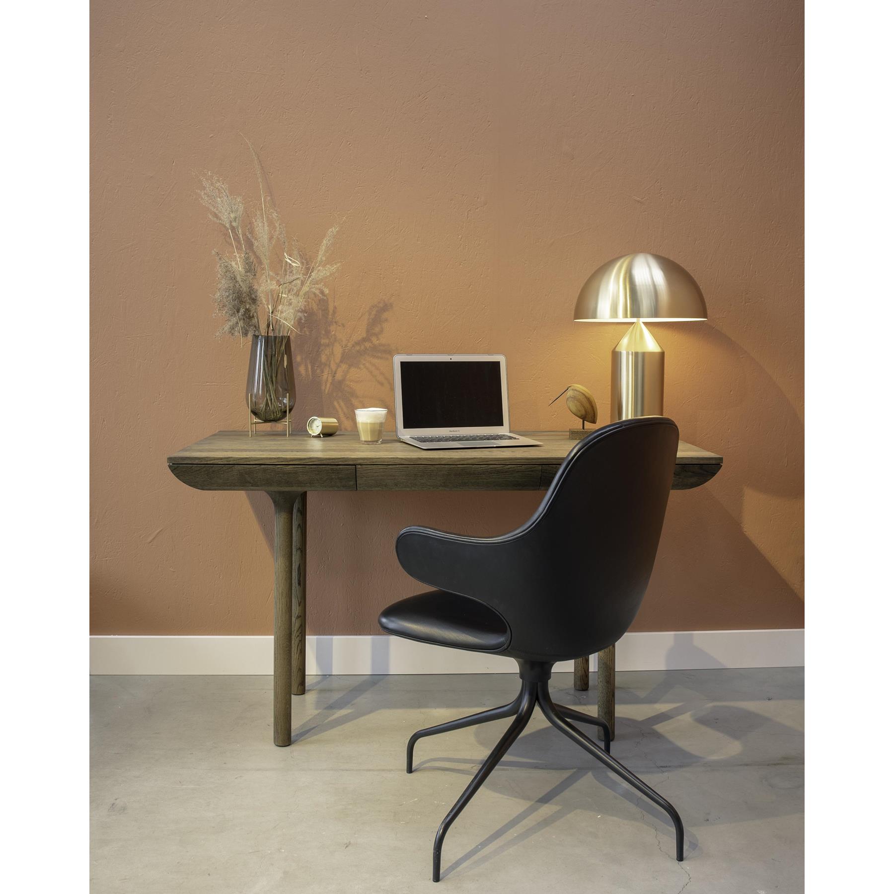 Oluce Atollo tafellamp H70 nikkel