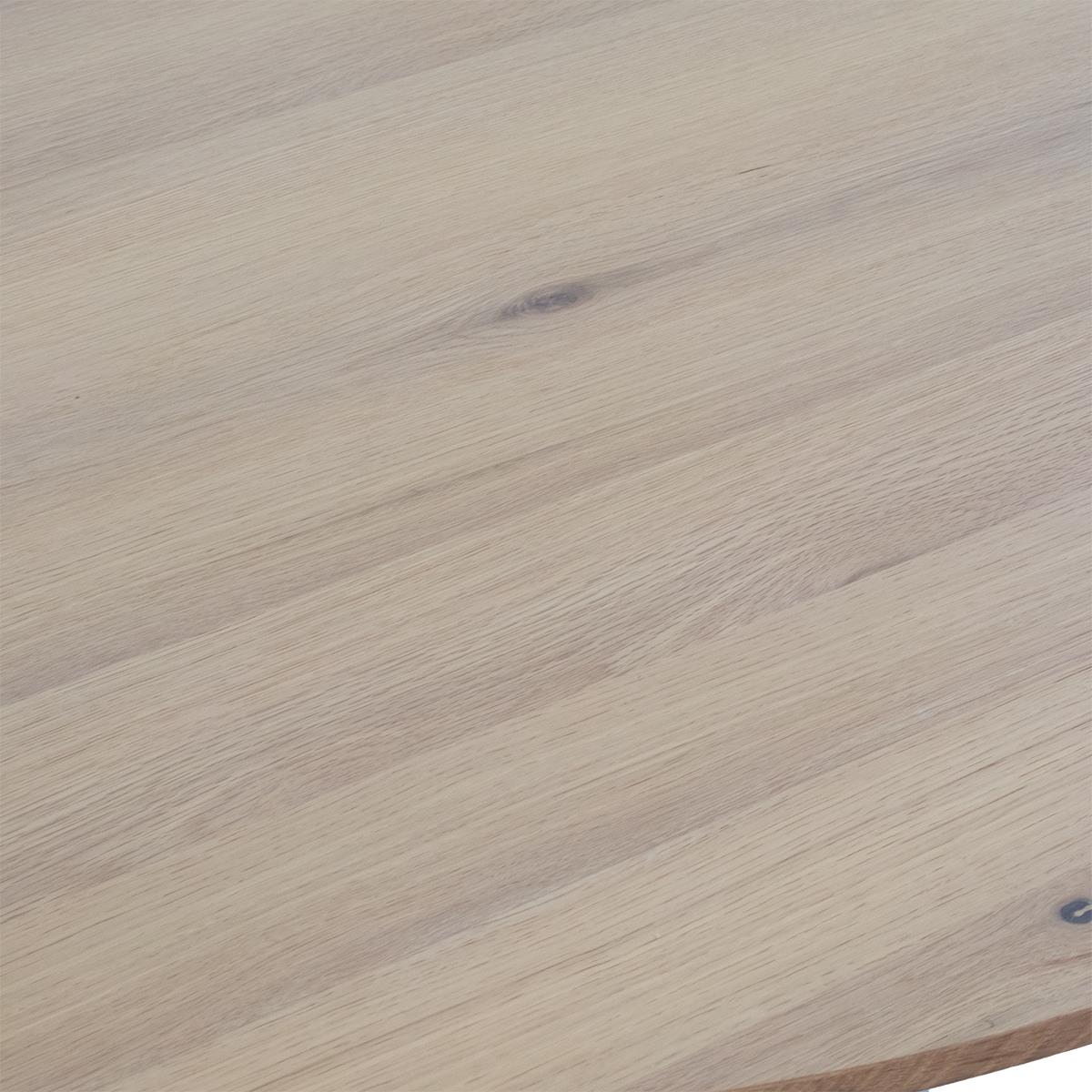 DÉJA Living - Eettafel Rond Eikenhout - 125x125x76cm - Jesper