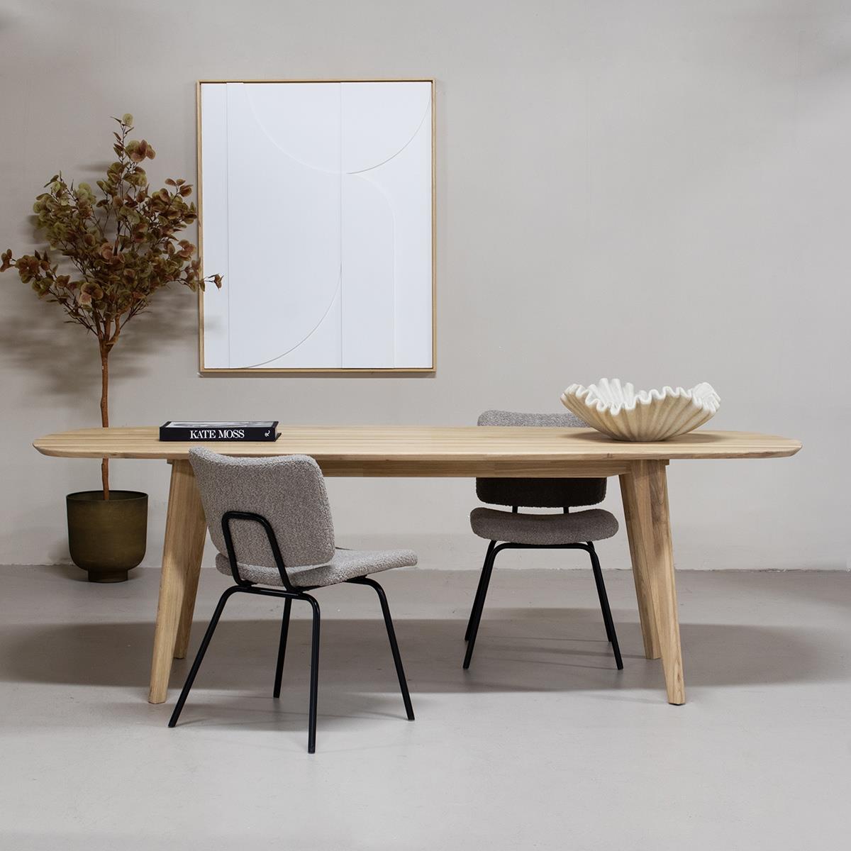 DÉJA Living - Eettafel Deens Ovaal Eiken - 240x100x76cm - Maeve