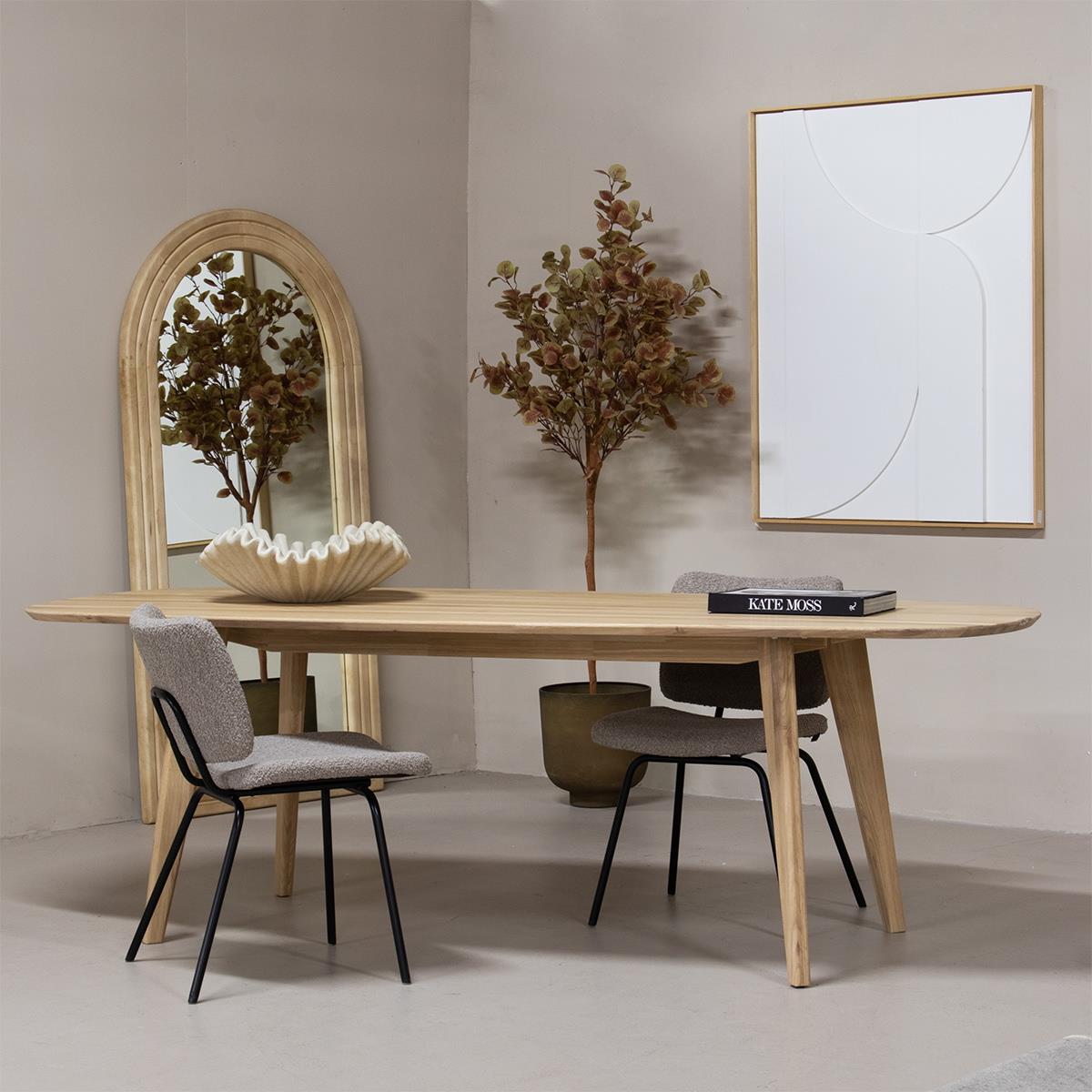 DÉJA Living - Eettafel Deens Ovaal Eiken - 240x100x76cm - Maeve