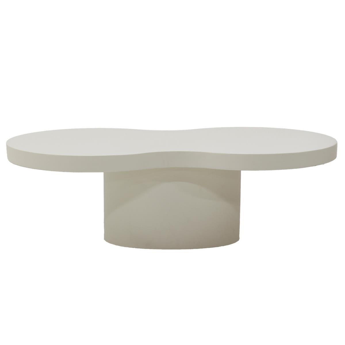 DÉJA Living - Salontafel Composiet Beige - 120x65x39cm - Olive