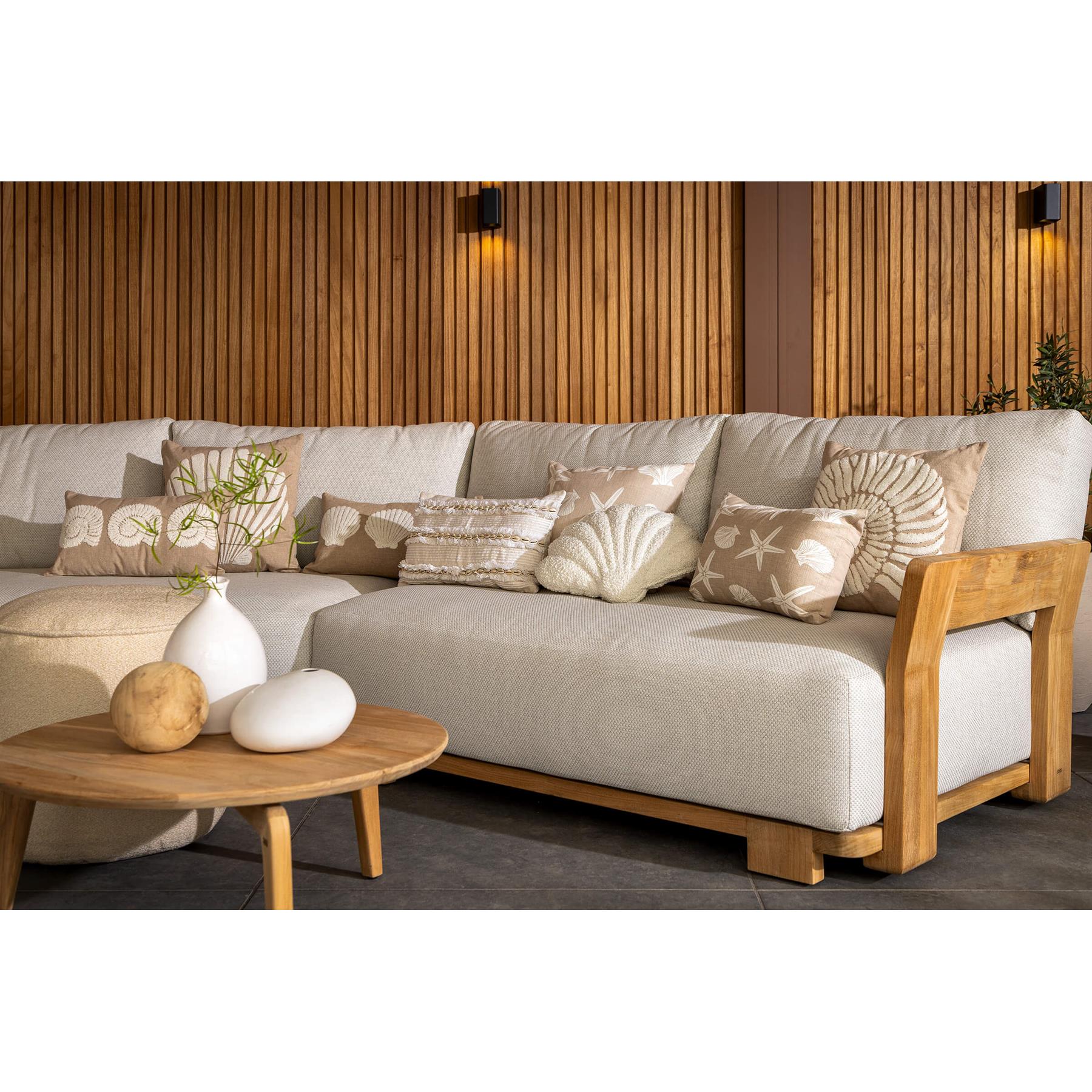 Dutch Decor sierkussen MORGAN - 45x45 cm Irish Cream