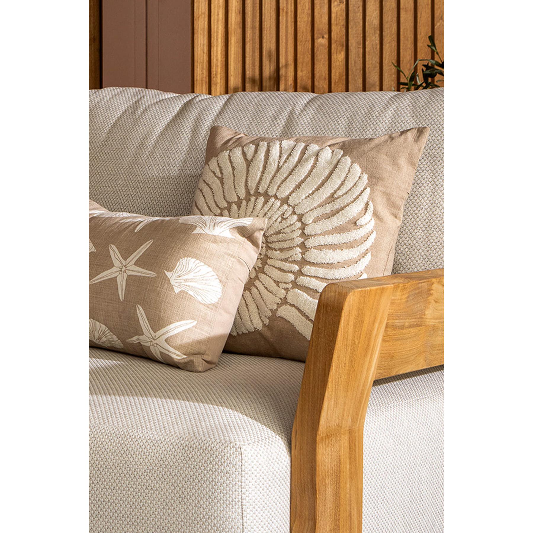 Dutch Decor sierkussen MORGAN - 45x45 cm Irish Cream