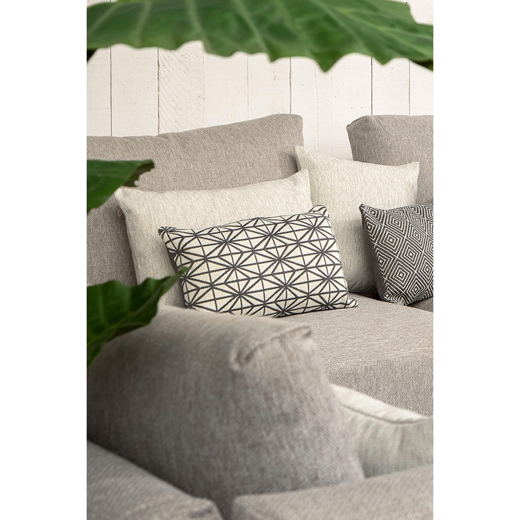 Dutch Decor buiten kussenhoes KAI - 40x60 cm Grijs