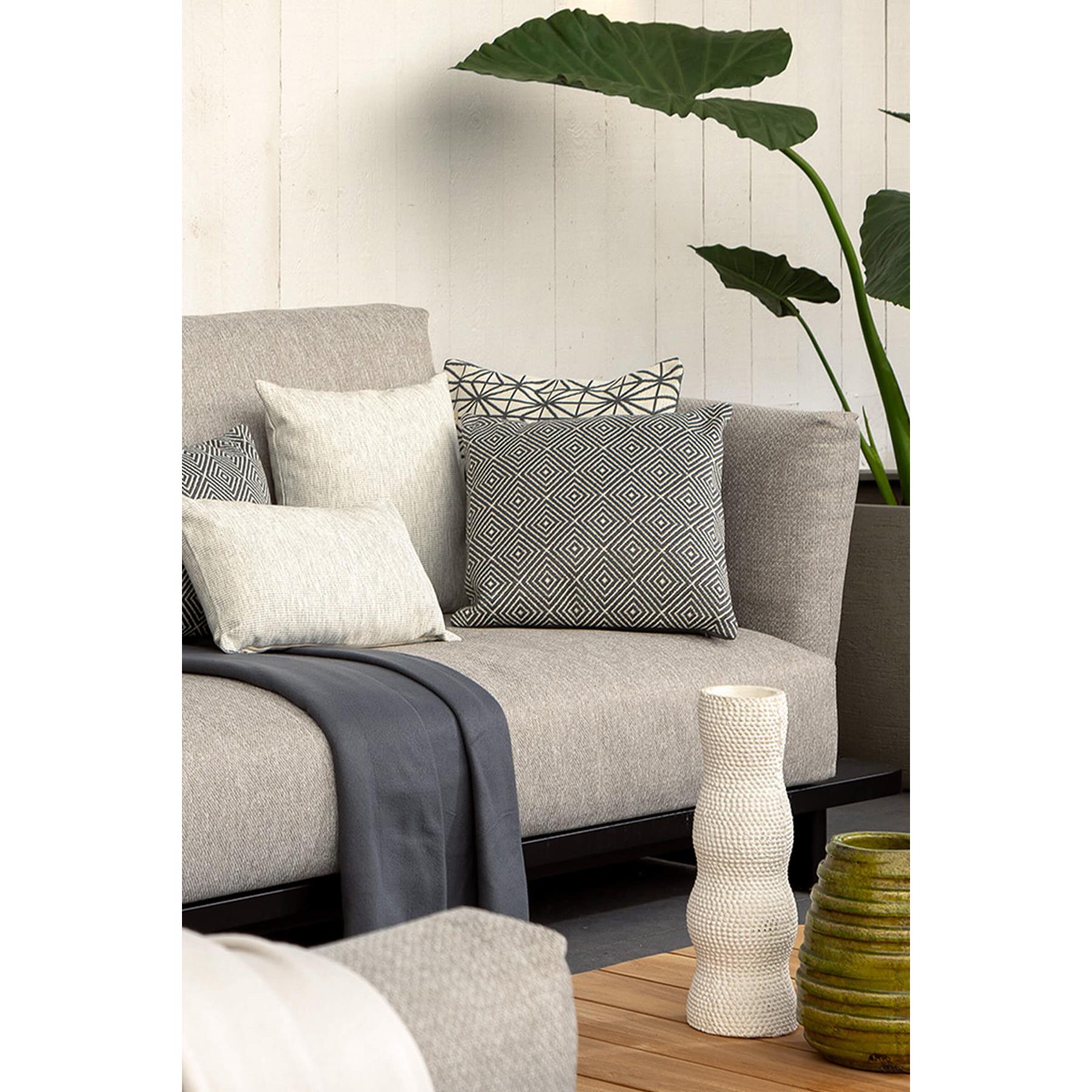 Dutch Decor buiten kussenhoes KAI - 40x60 cm Grijs