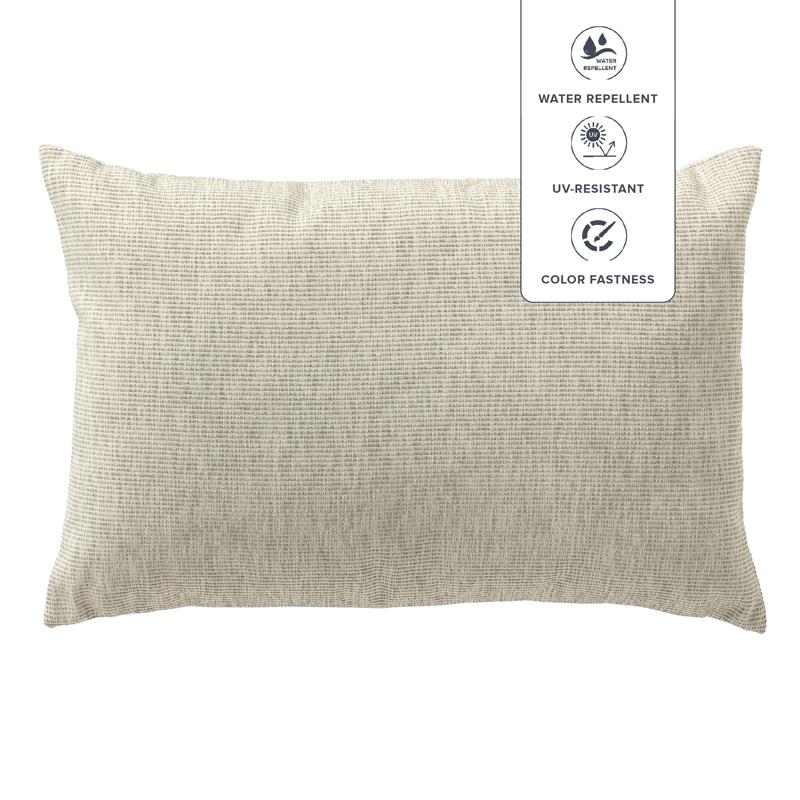 Dutch Decor buiten kussenhoes KAI - 40x60 cm Grijs