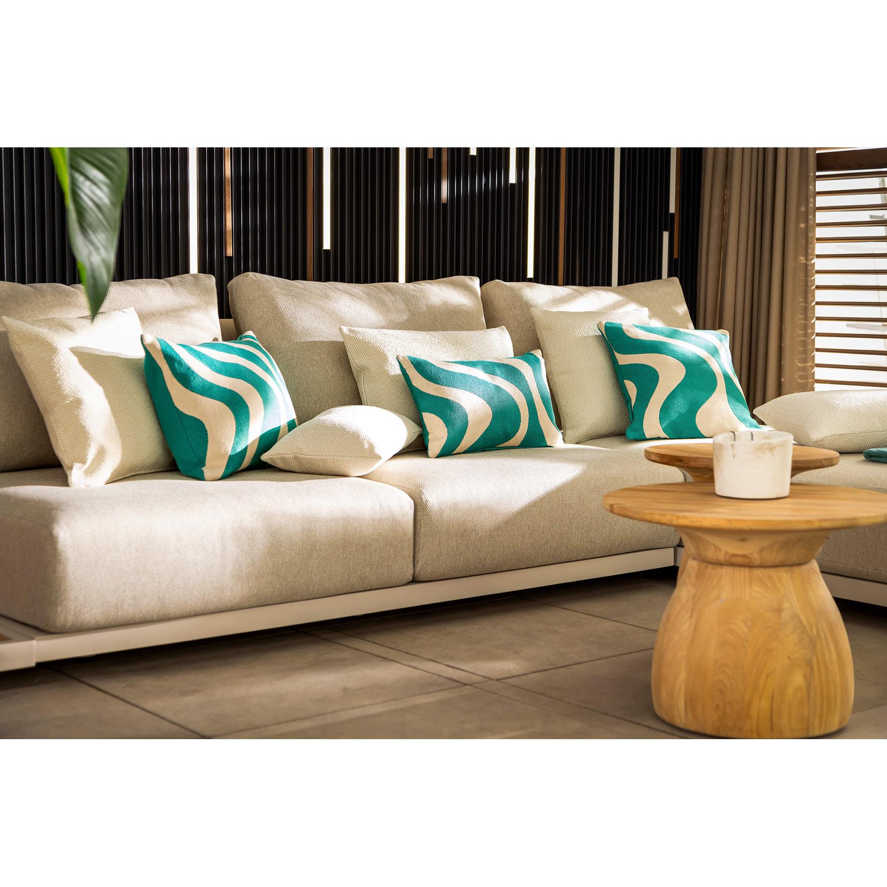 Dutch Decor buiten kussenhoes OCEANE - 40x60 cm blauw