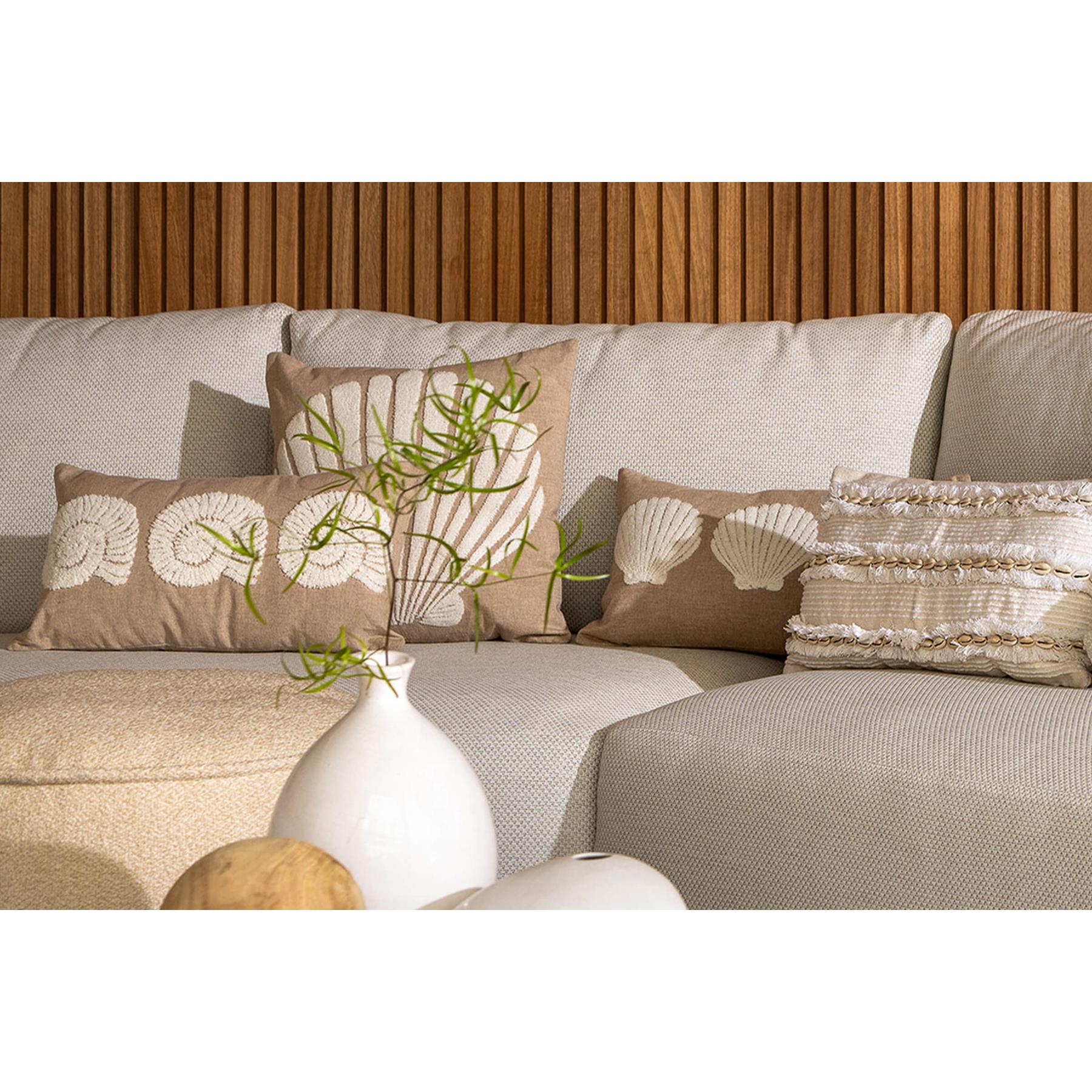 Dutch Decor sierkussen YUNA - 30x50 cm Snow White