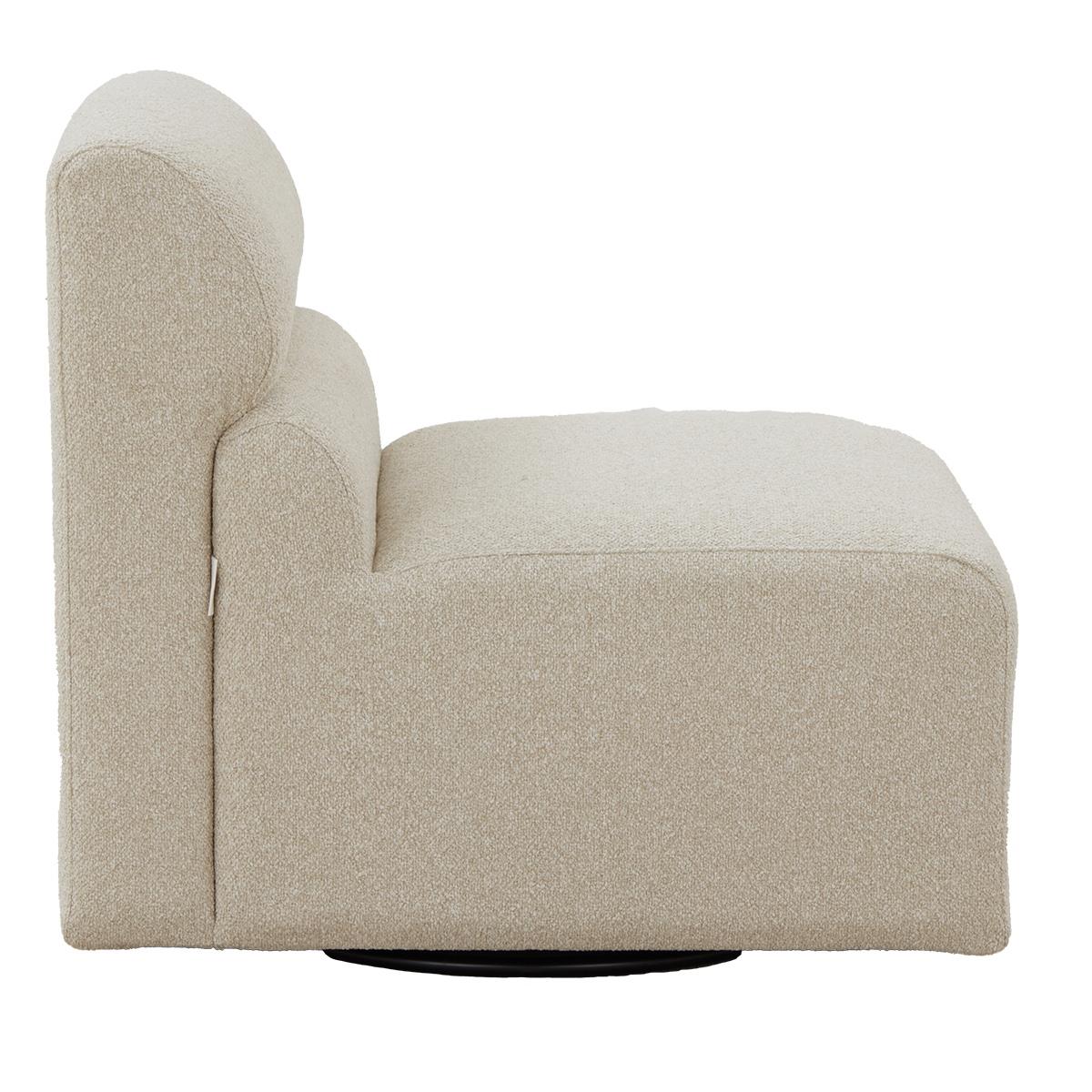 DÉJA Living - Draaifauteuil Beige - 73x86x77cm - Jules