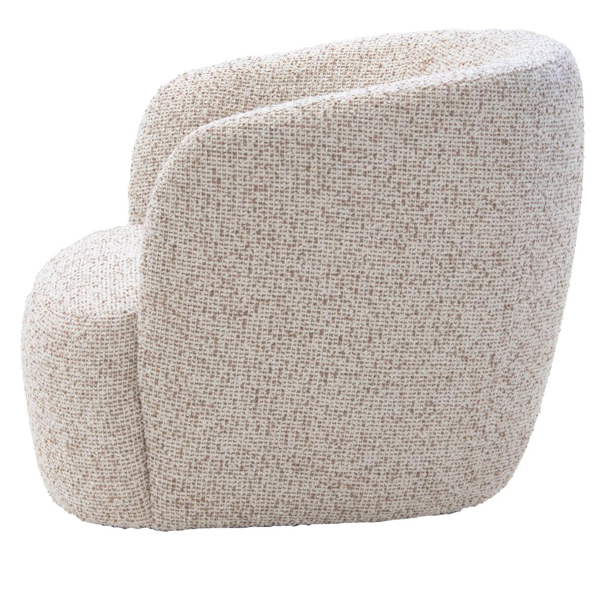 DÉJA Living - Draaifauteuil Beige - 82x84x76cm - Marie