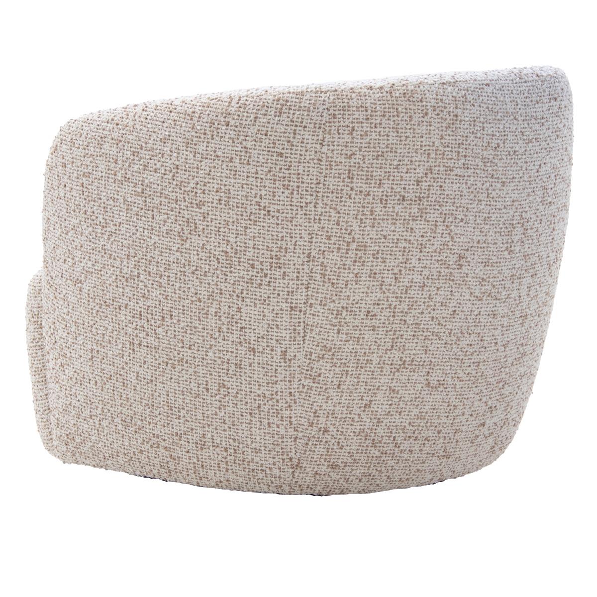 DÉJA Living - Draaifauteuil Beige - 82x84x76cm - Marie