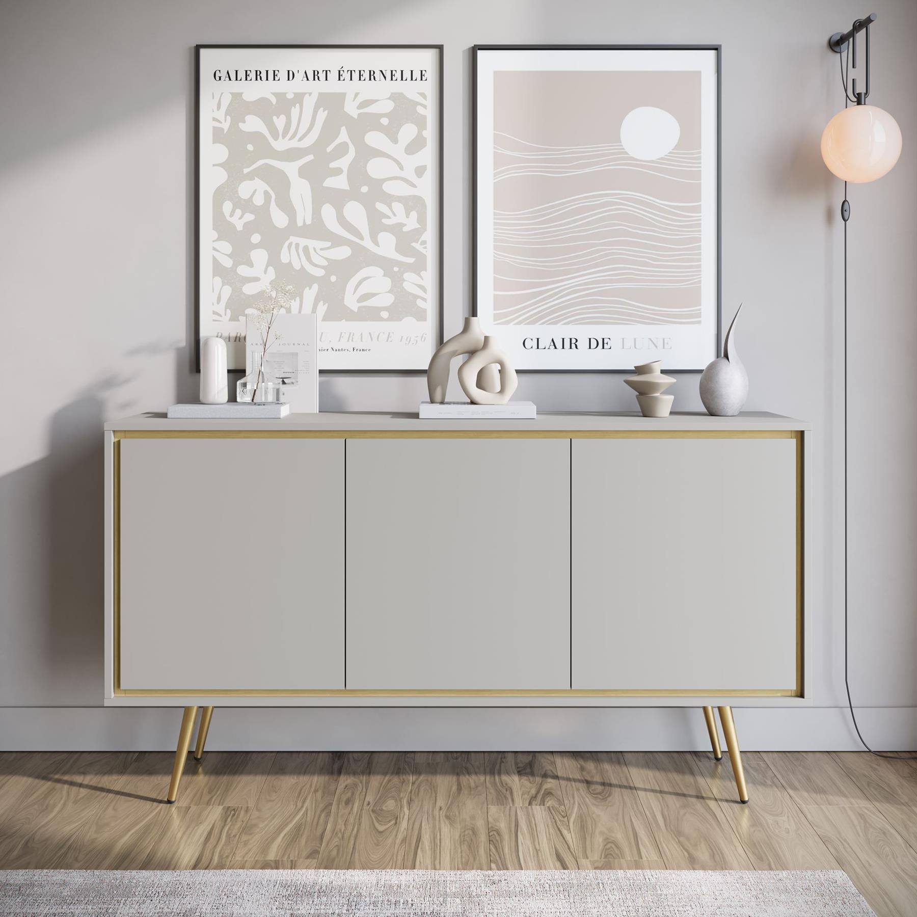Meubella Dressoir Tara - Beige - 150 cm