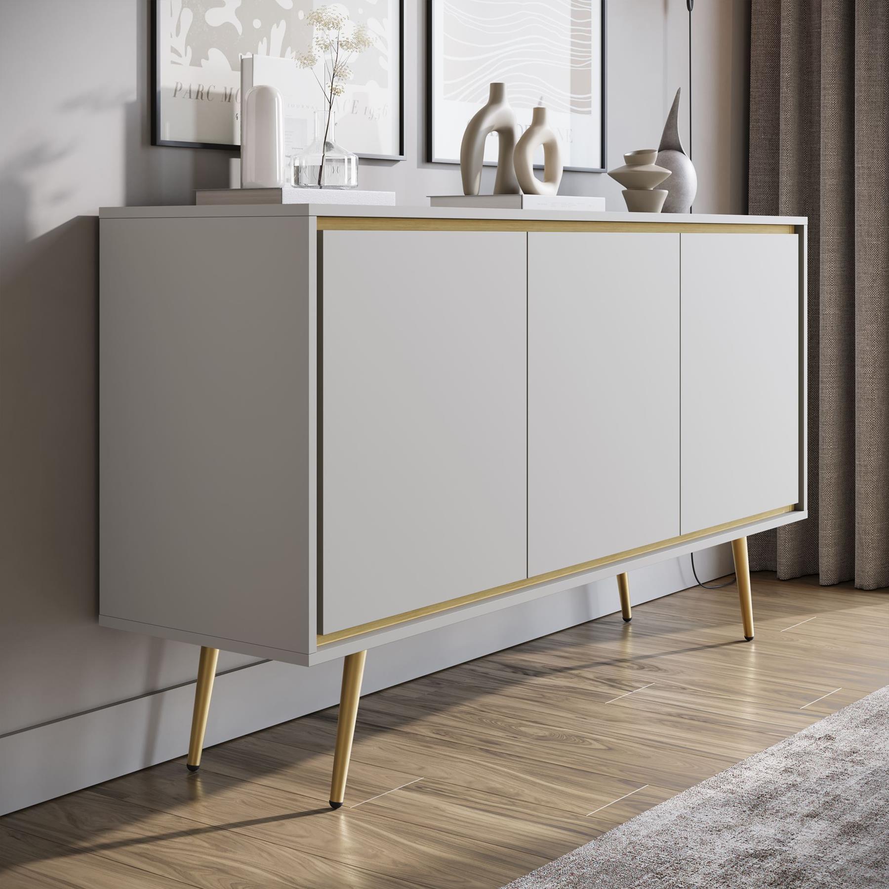 Meubella Dressoir Tara - Beige - 150 cm