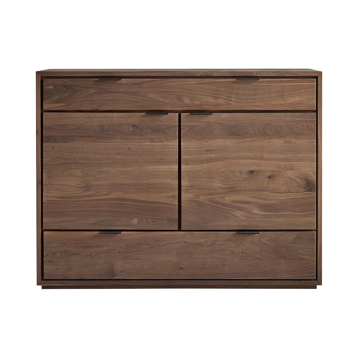 Tikamoon - Senson - Massief notenhouten buffet 120 cm