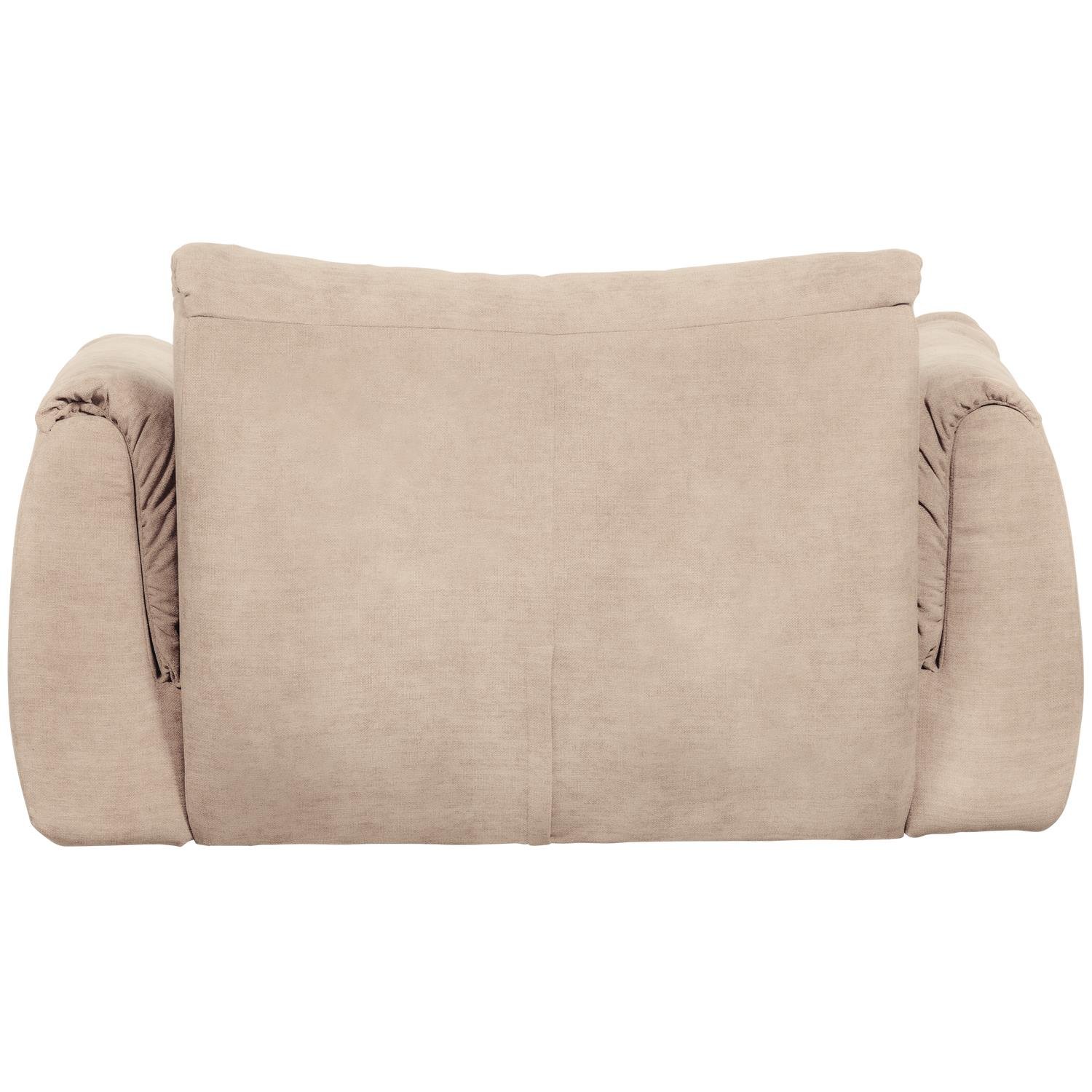 WOOOD Baggy Loveseat - Geweven Chenille - Zand - 81x138x101