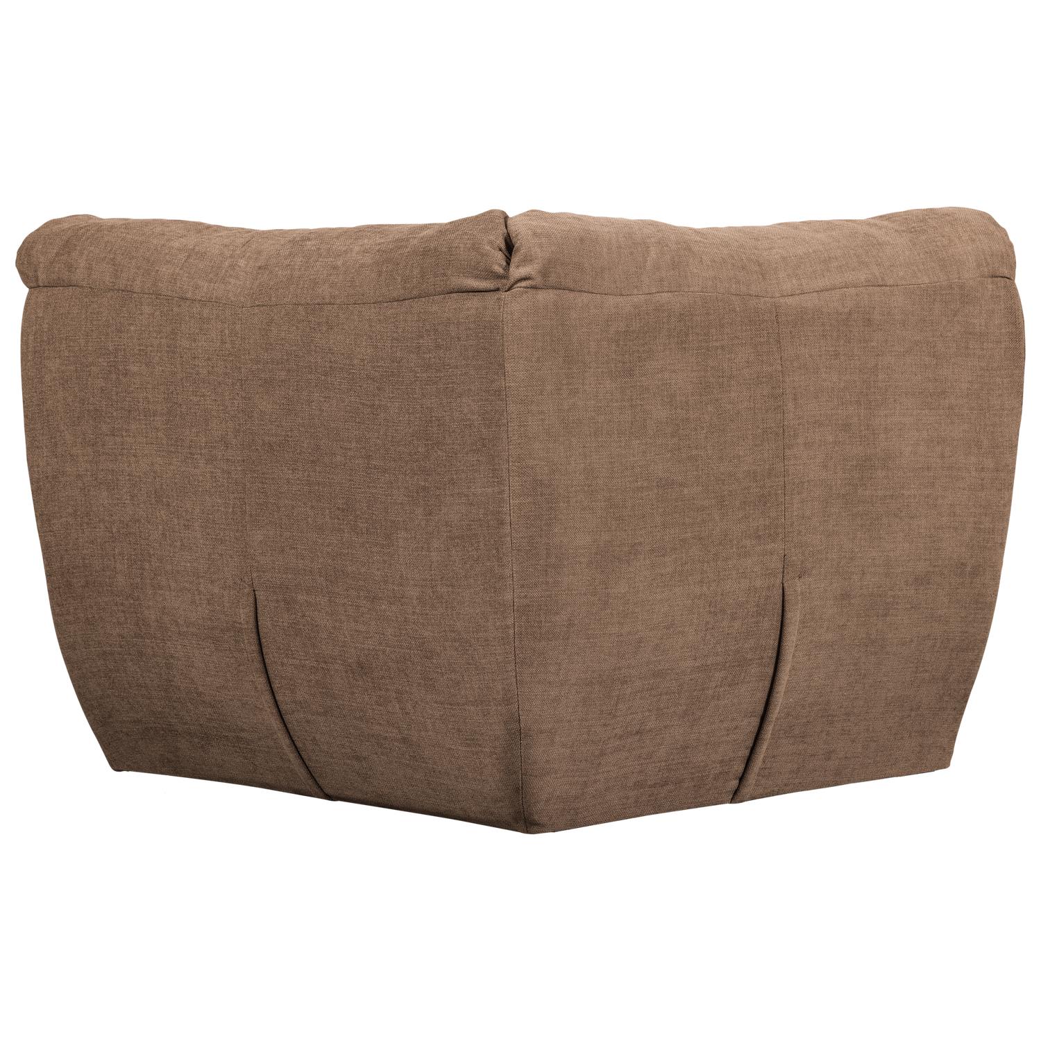 WOOOD Baggy Hoekelement - Geweven Chenille - Bruin - 81x96x96
