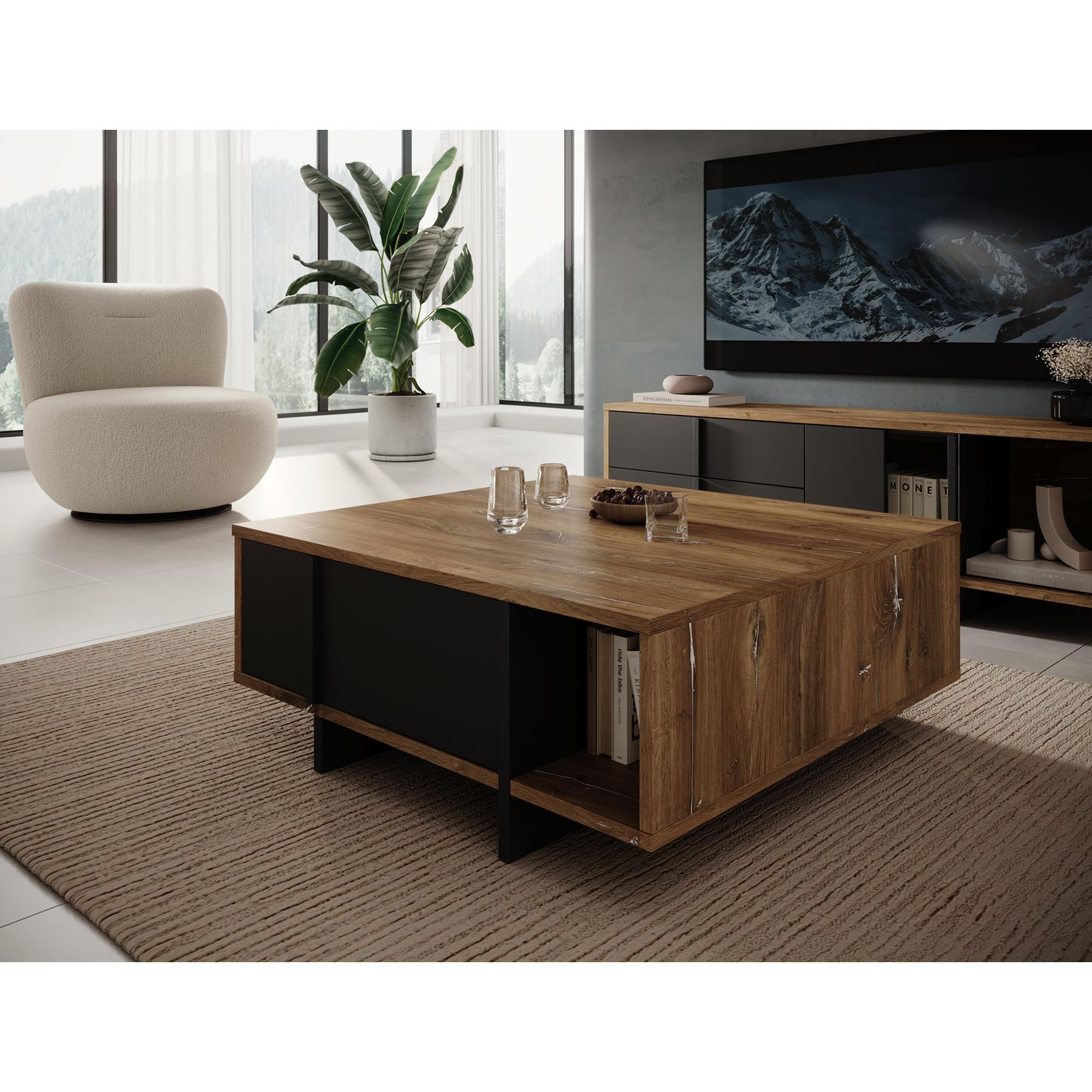 Meubella Salontafel Jonna - Eiken - 100 cm