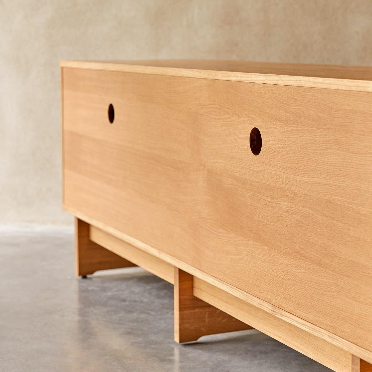 Tikamoon - Eiken tv-meubel 200 cm Miu