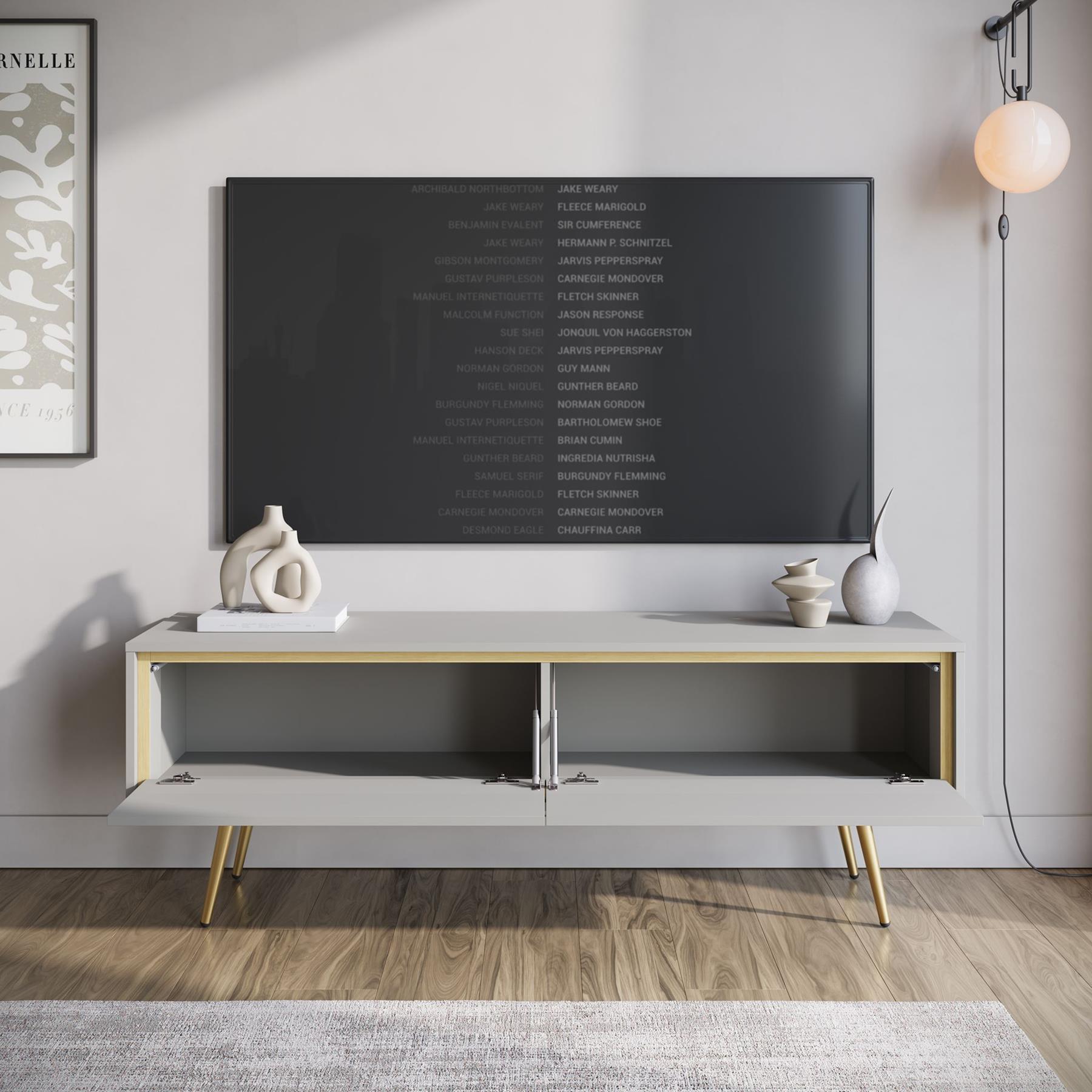 Meubella TV-Meubel Tara - Beige - 150 cm