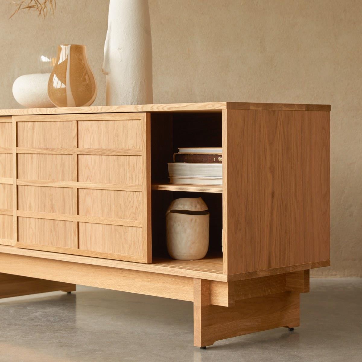 Tikamoon - Eiken tv-meubel 135 Miu