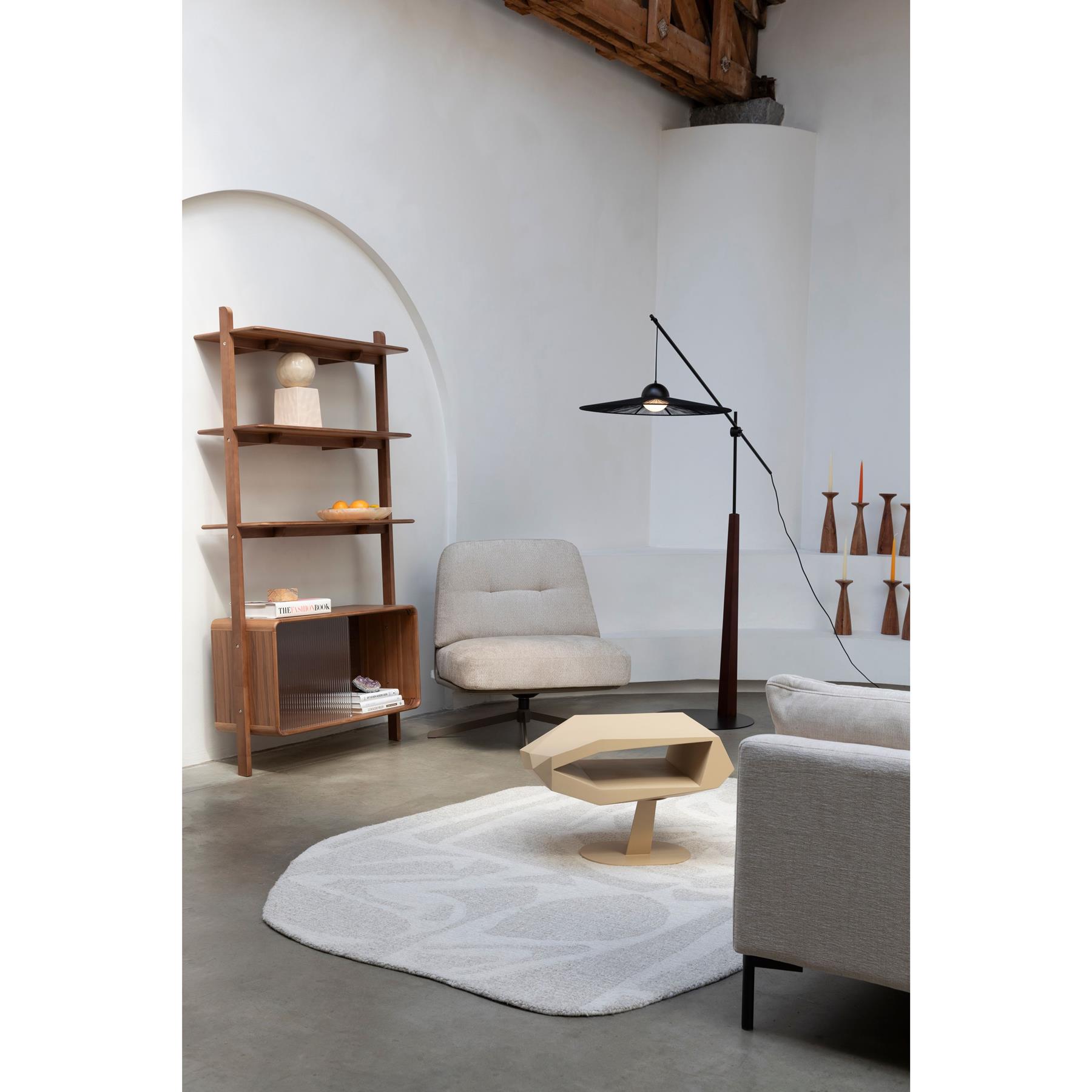 Zuiver Rise Kast| Stellingkast Hout Walnoot - Bruin