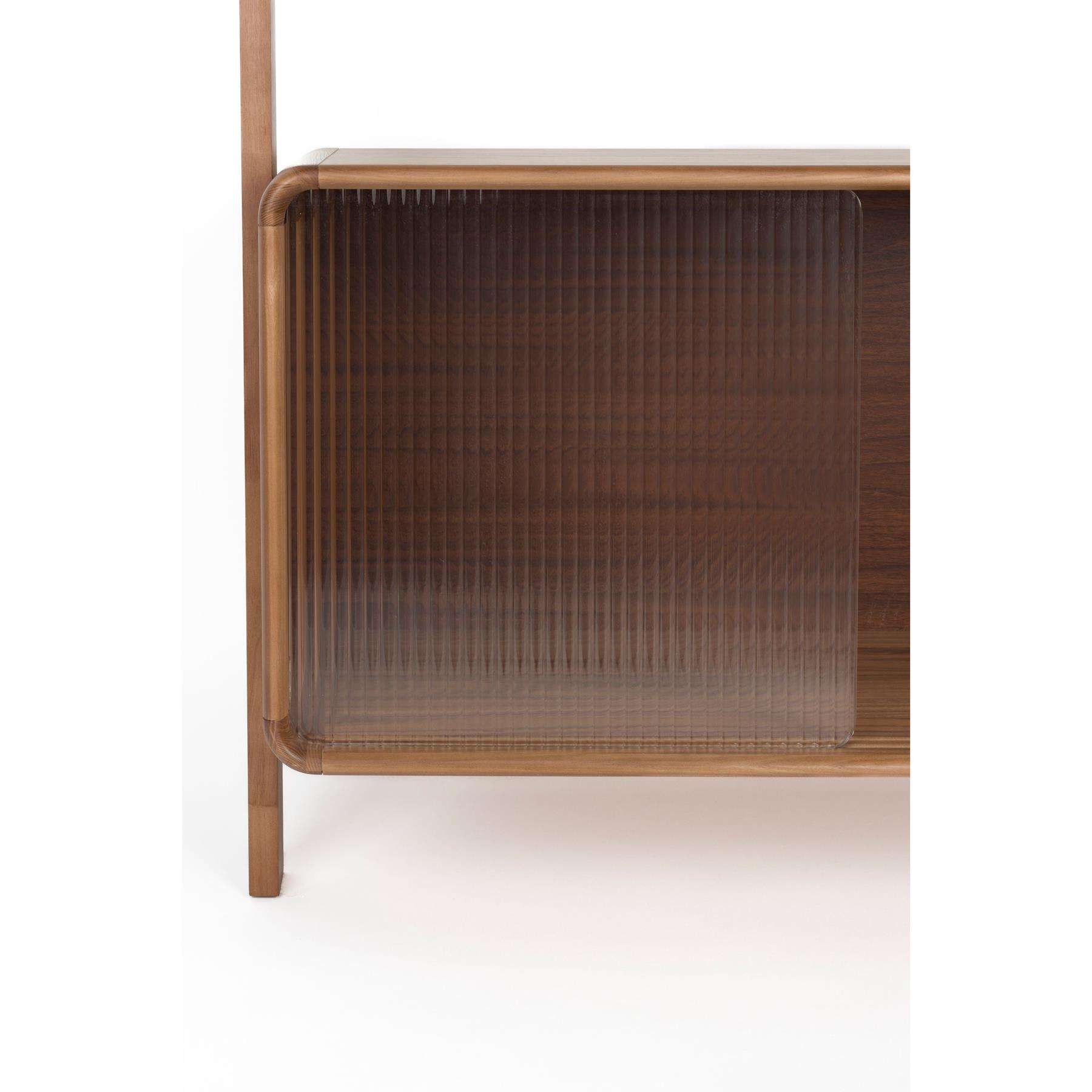 Zuiver Rise Kast| Stellingkast Hout Walnoot - Bruin