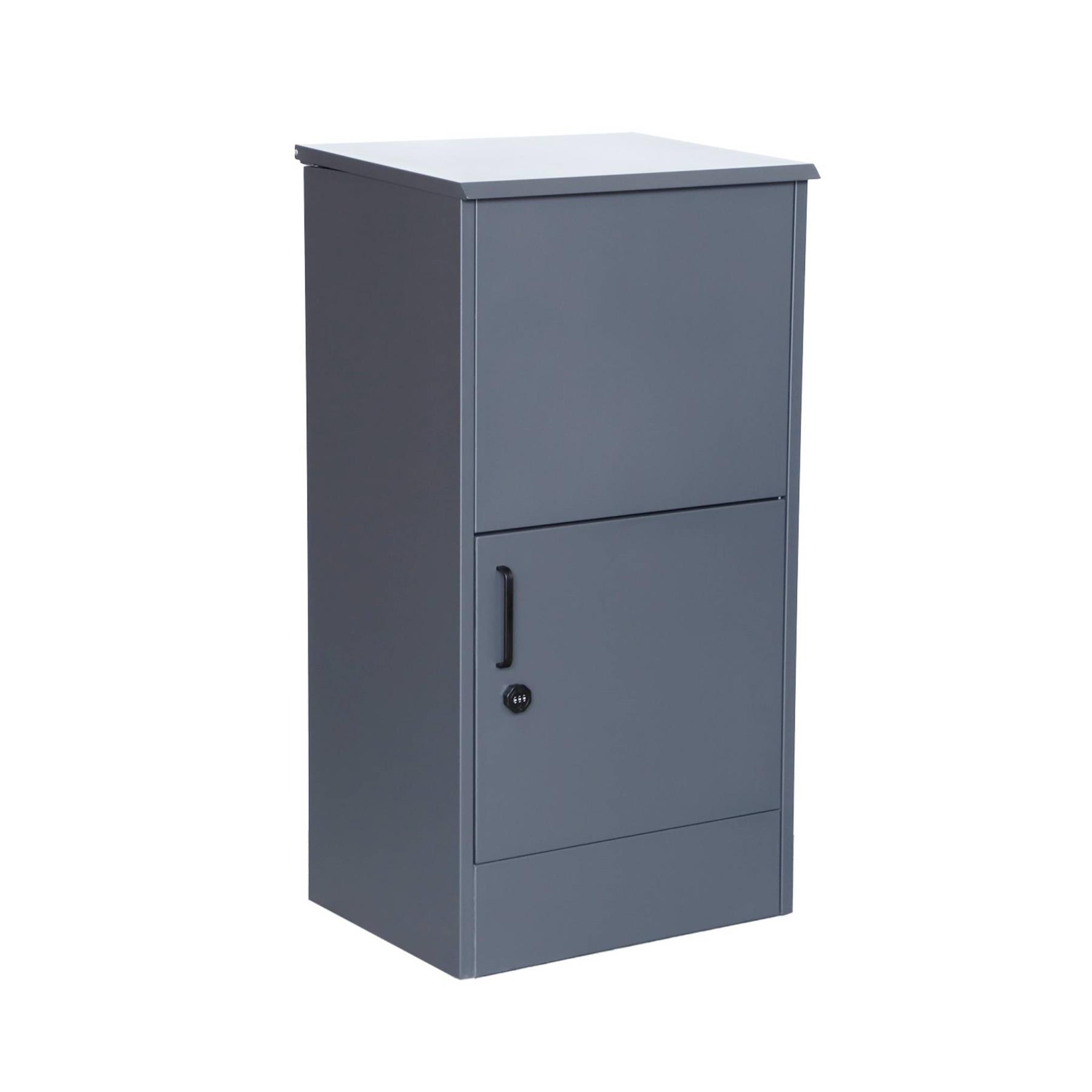 sweeek - Brievenbus 56 cm van gegalvaniseerd staal met slot