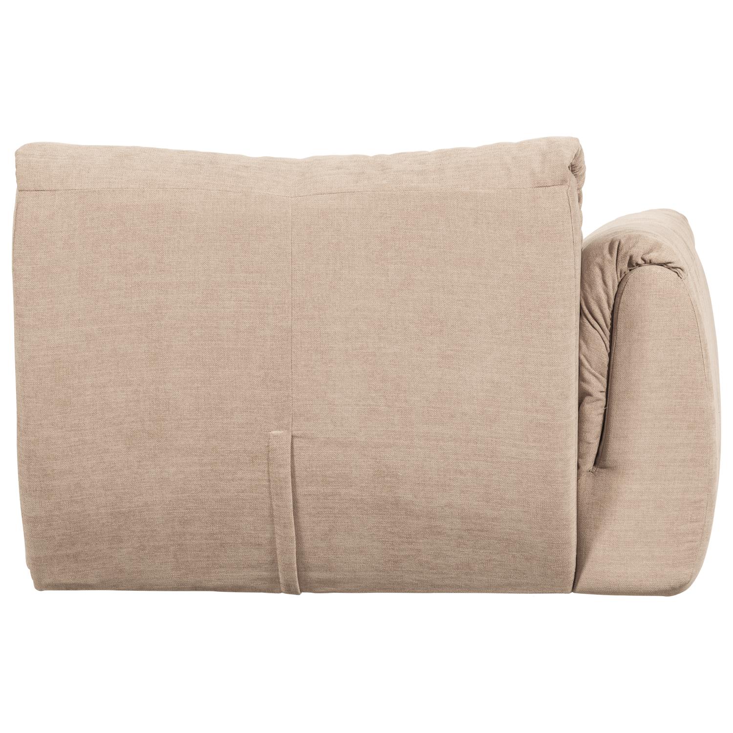 WOOOD Baggy 1-Zits Met Arm Links - Geweven Chenille - Zand -81x114x101