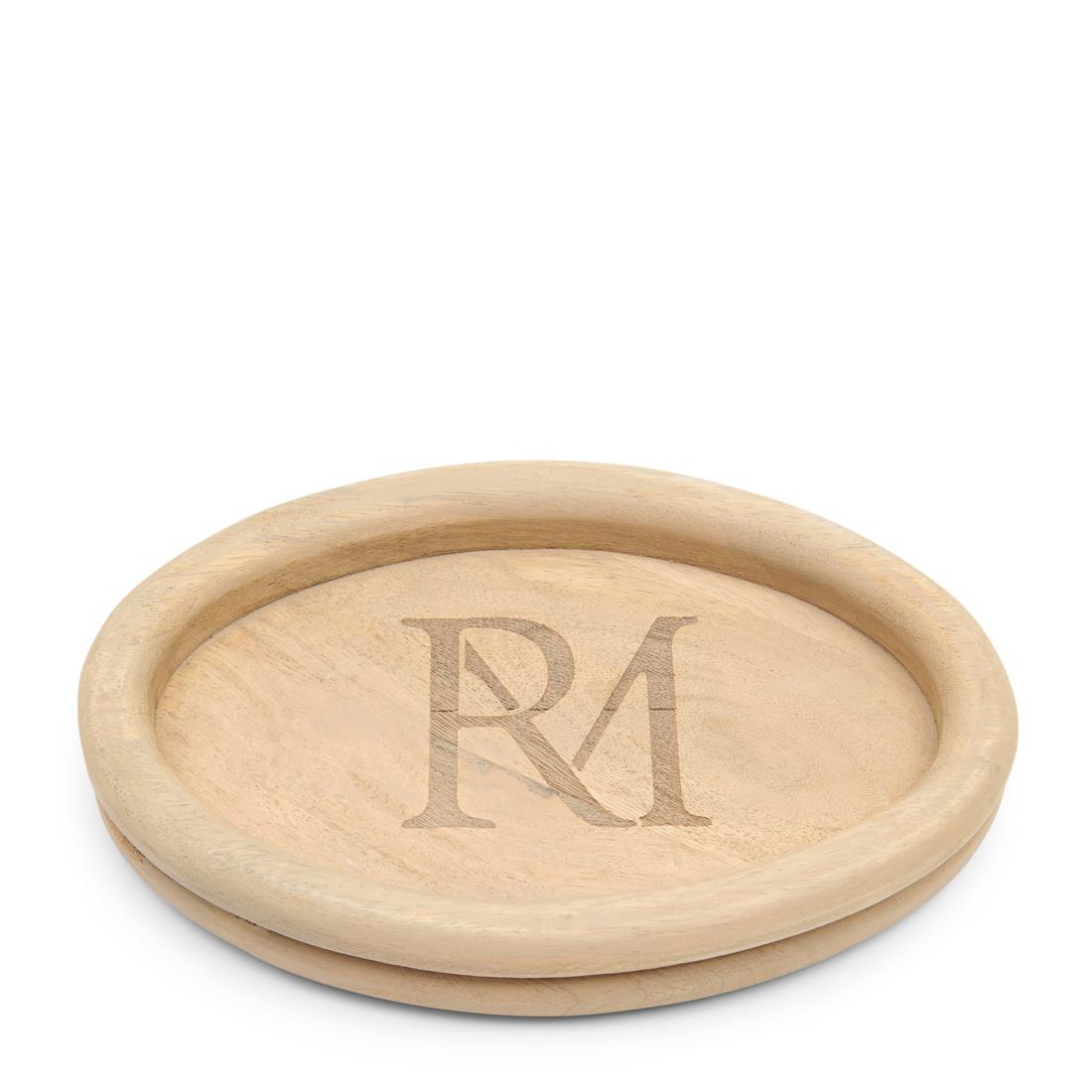 Riviera Maison Dienblad - Vionnaz Serveerblad met RM logo - Hout