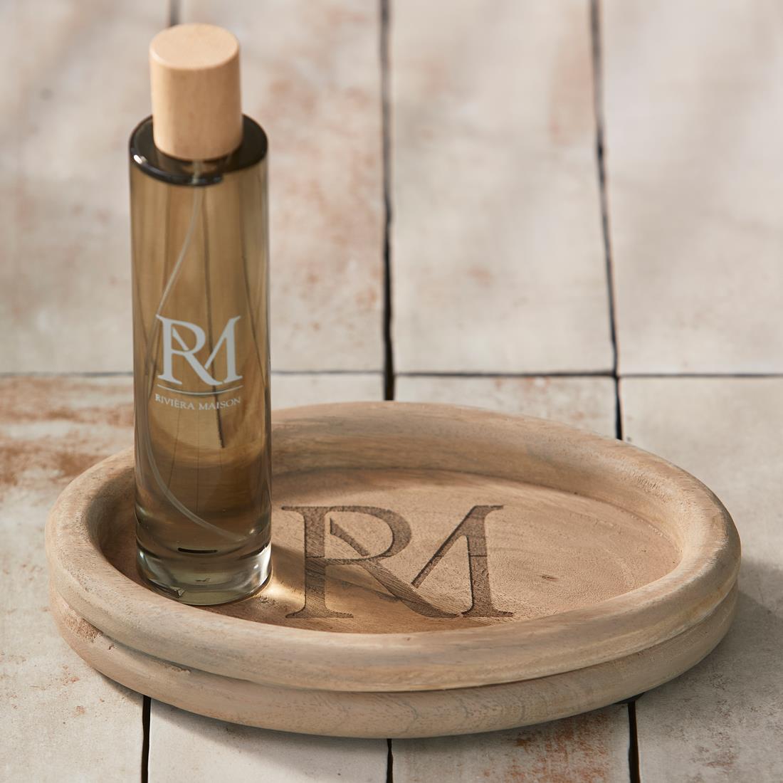 Riviera Maison Dienblad - Vionnaz Serveerblad met RM logo - Hout