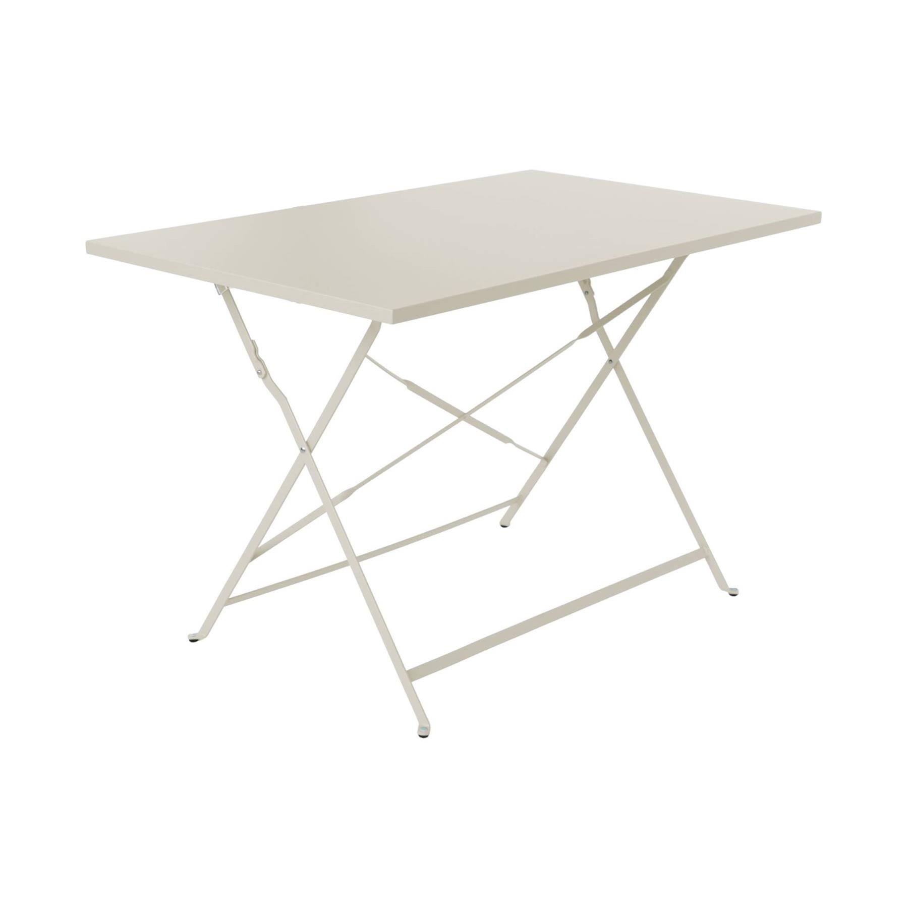 sweeek - Inklapbare metalen bistrotafel 110 x 70cm, voor 4 personen