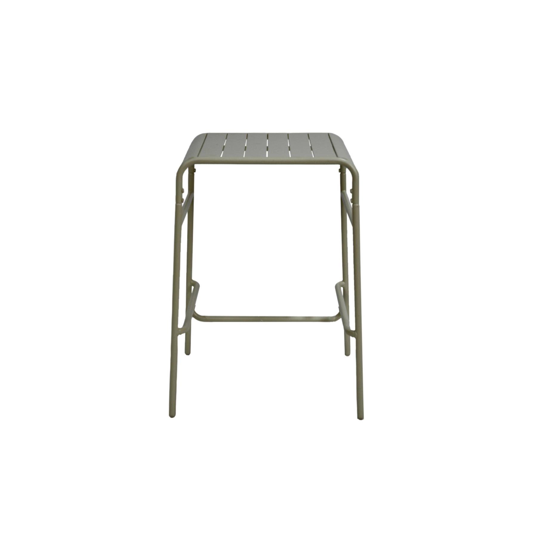 sweeek - 2-zits metalen tuintafel H 95cm