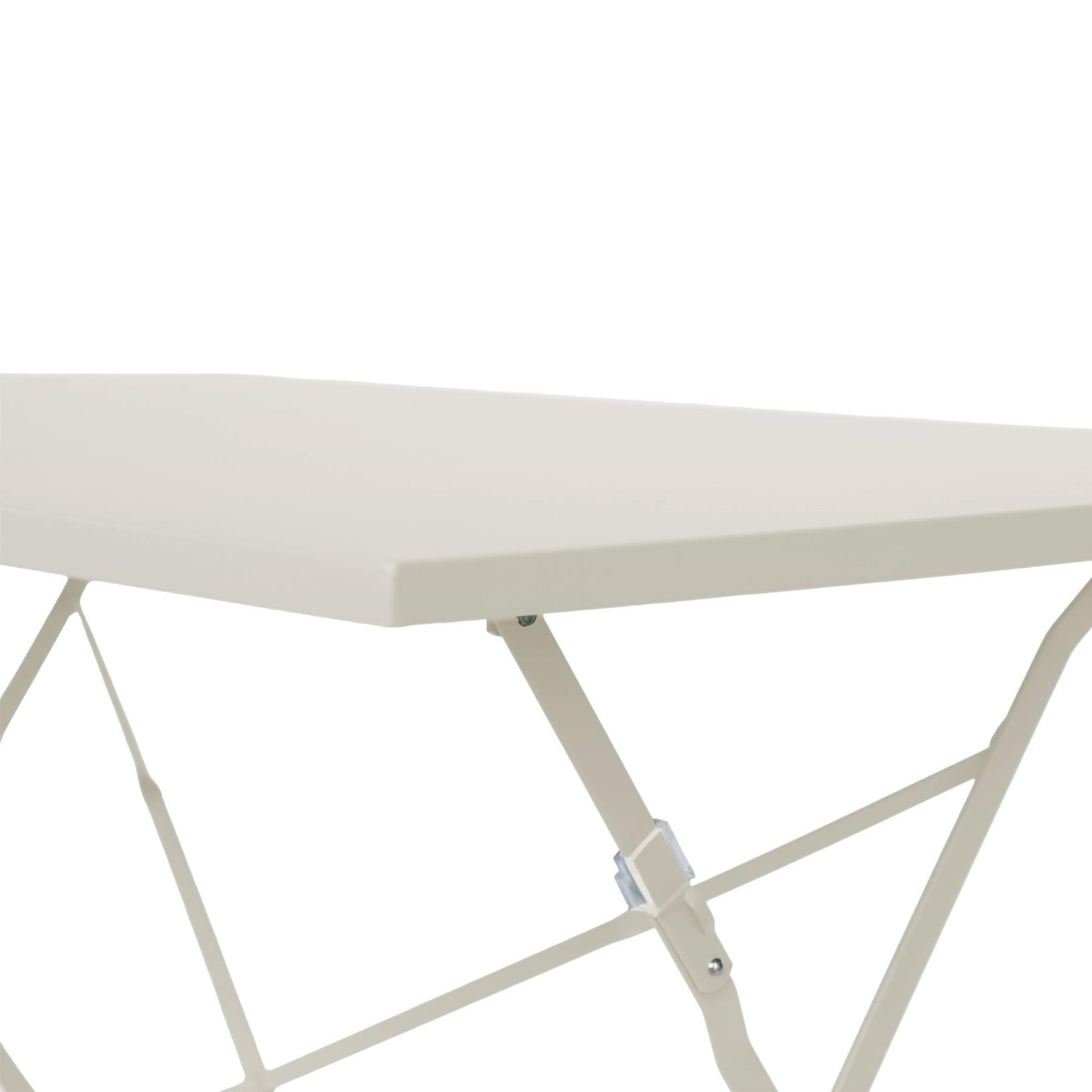 sweeek - Inklapbare metalen bistrotafel 110 x 70cm, voor 4 personen