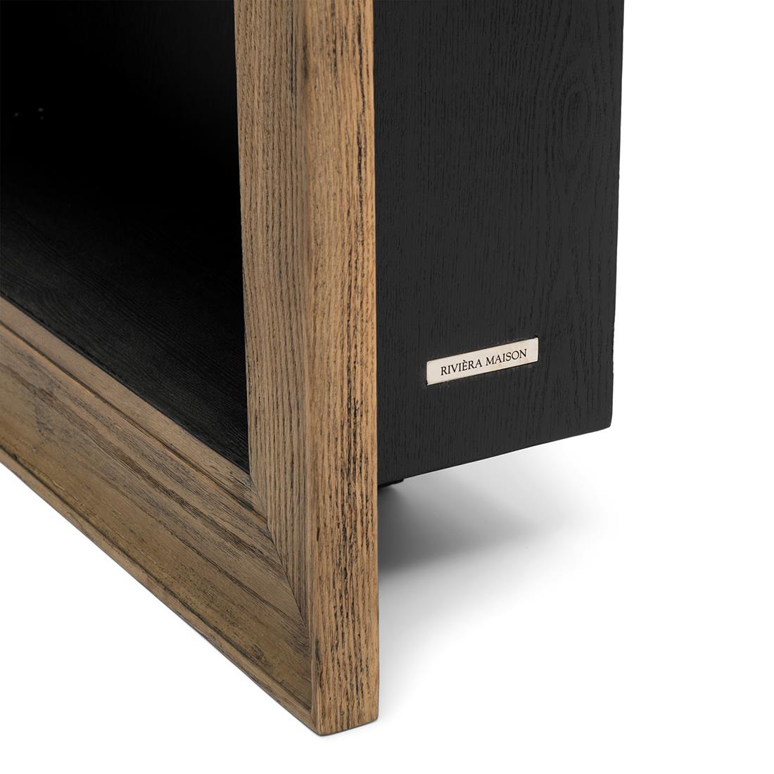 Rivièra Maison - Eivissa - Gerecycled Eikenhout Rek - 120 x 120 x 24 cm